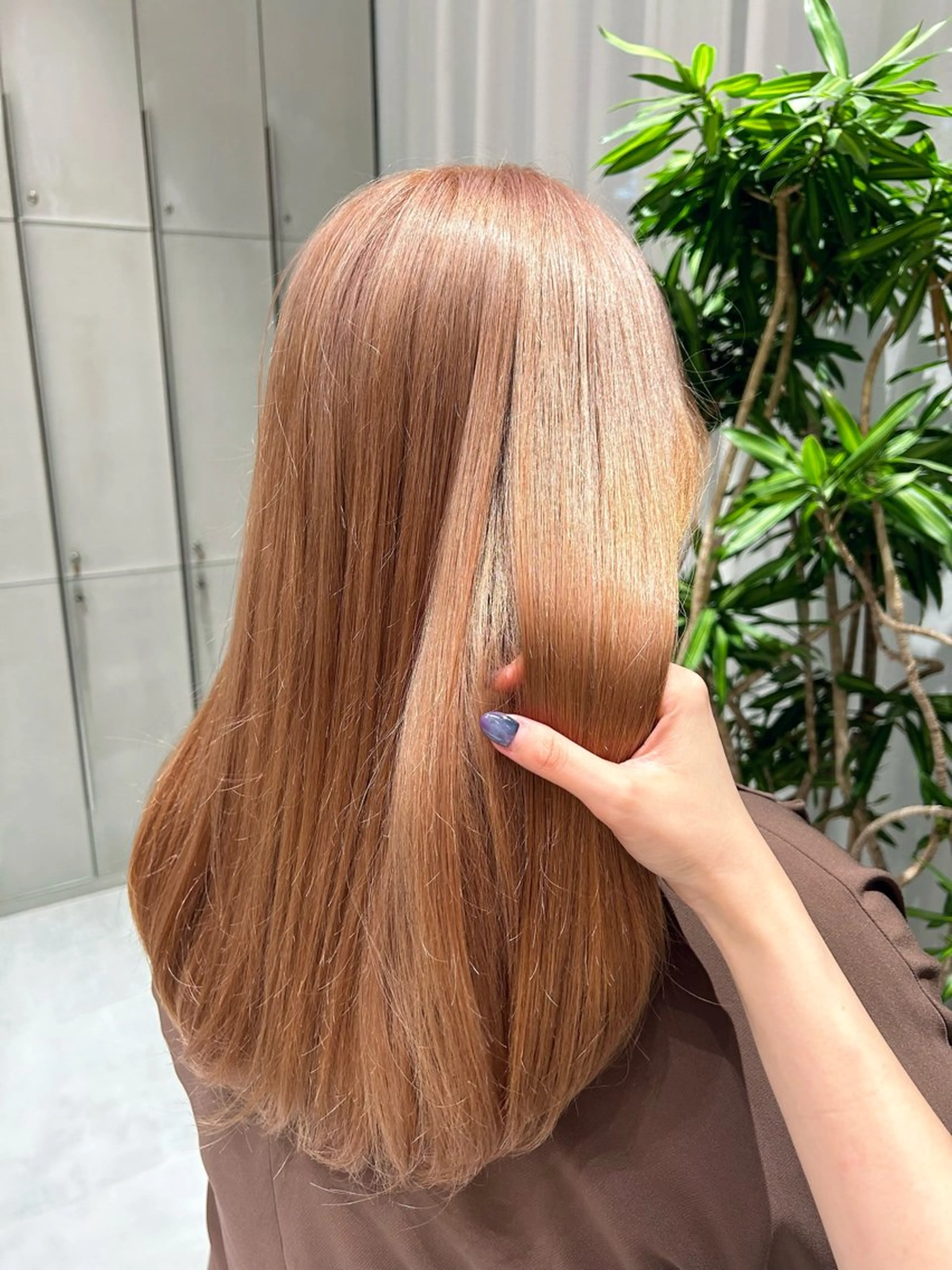 ロング カラー ベージュカラー ブリーチ ケアブリーチ ハイトーンカラー ヘアカラー トリートメント ヘアセット 垢抜け/レイヤー /艶カラー🪼風香のヘアスタイル