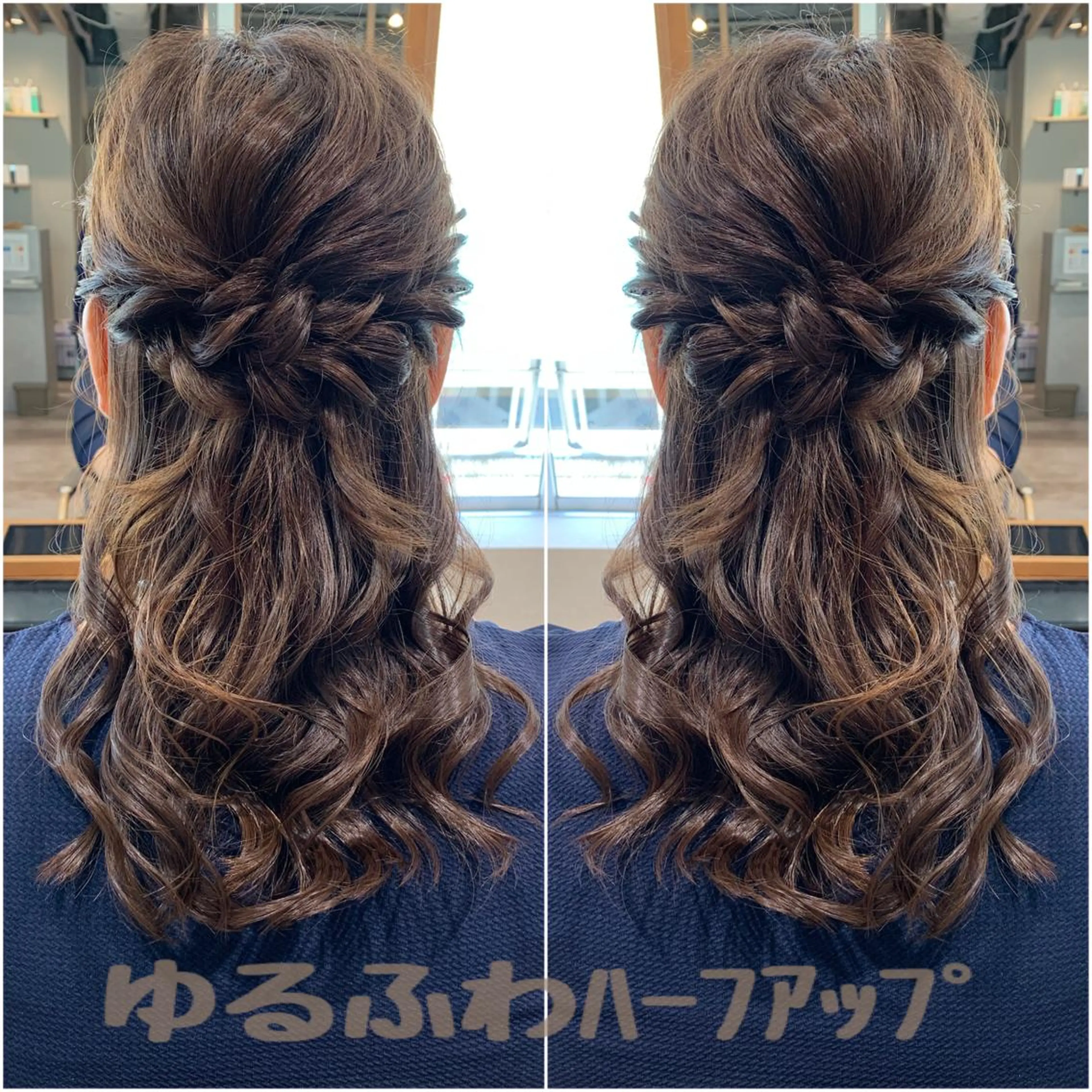 セミロング ヘアアレンジ ヘアセット 韓国hair🦋 Nanaのヘアスタイル