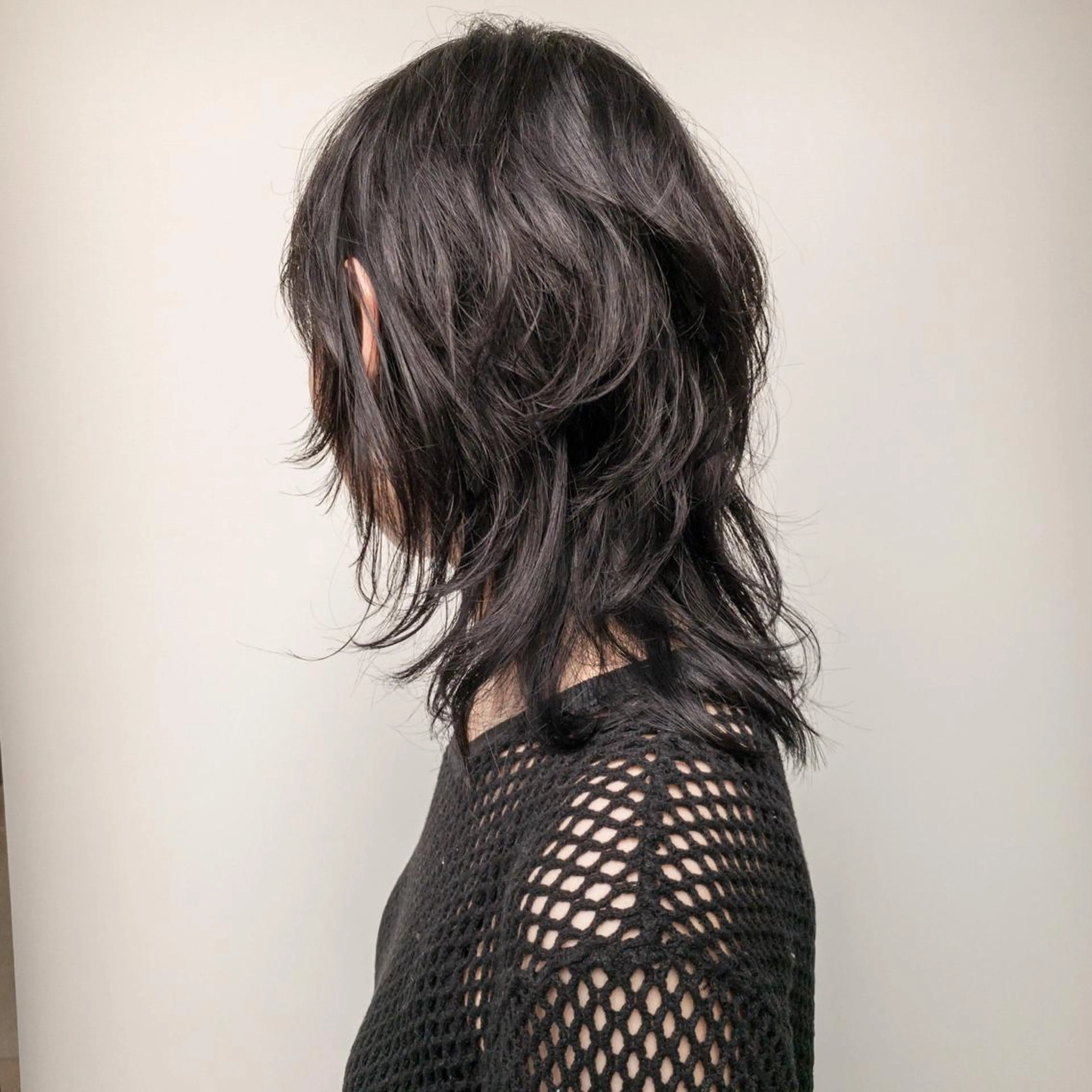 ミディアム パーマ ミディアムパーマ ウルフカット 美髪/デザイン /　湯本　哲也のヘアスタイル