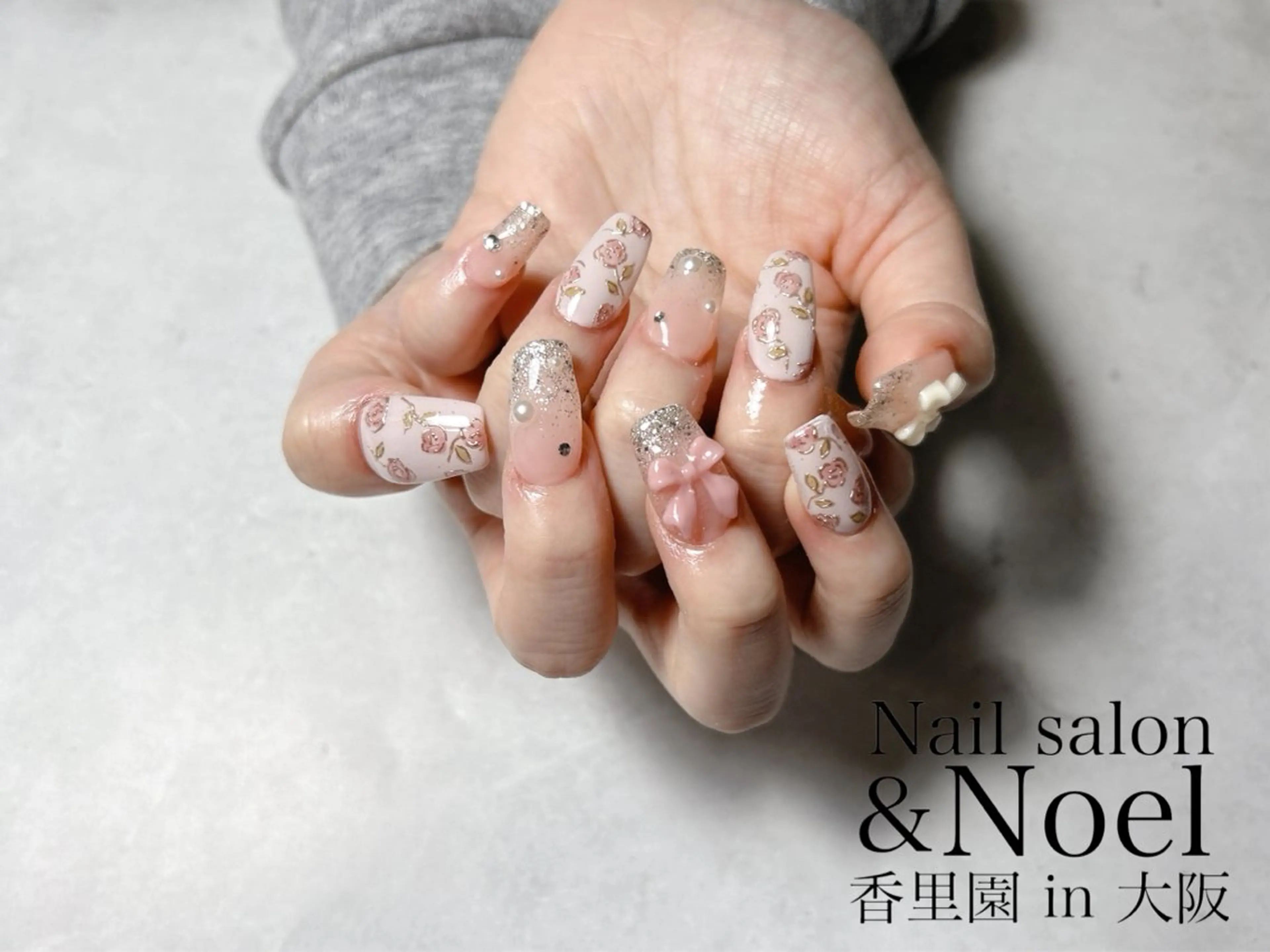 ネイル ハンドネイル Nailsalon &Noel所属・もも 🍑のネイルデザイン
