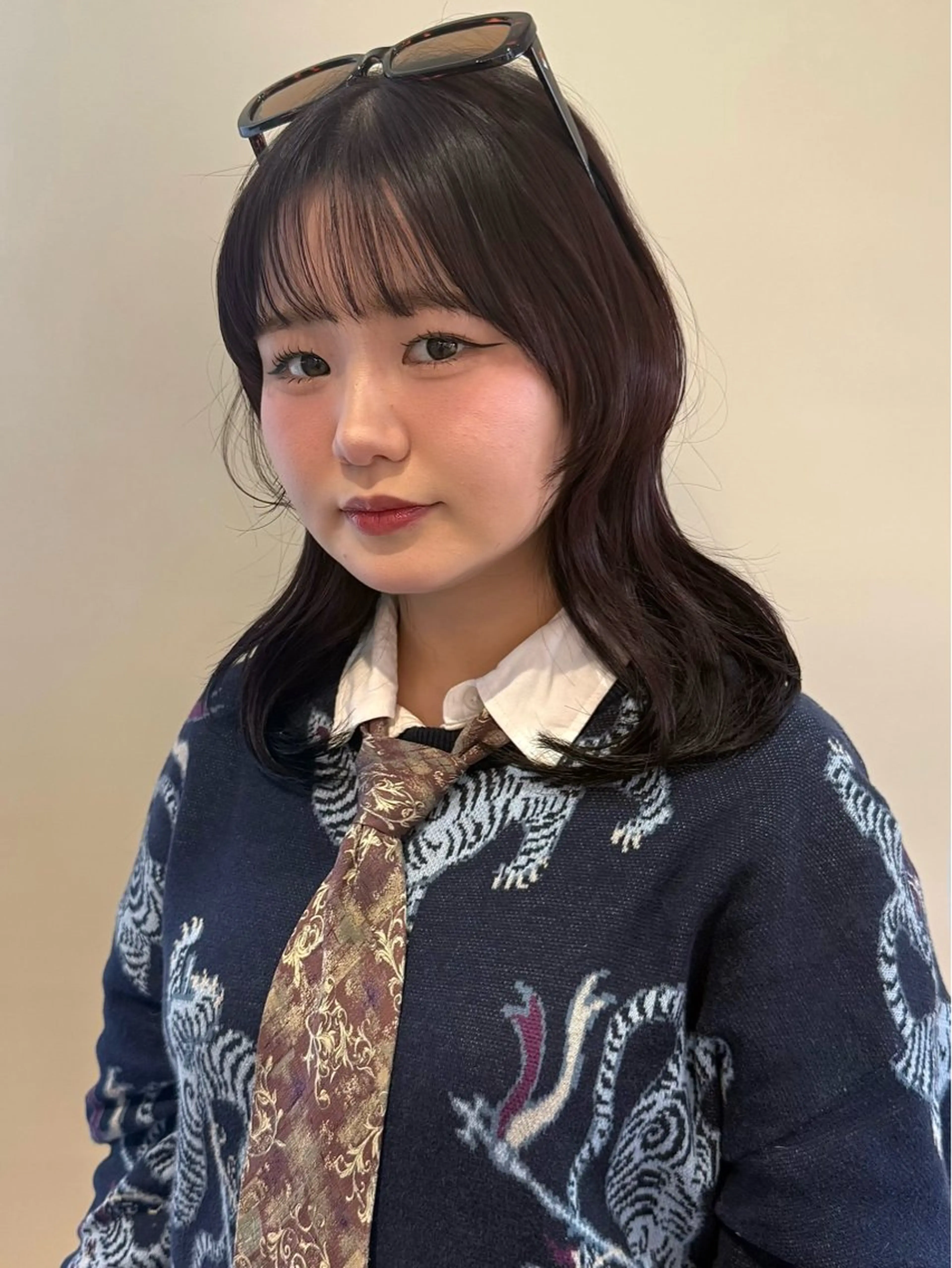 セミロング Minami Yuiのヘアスタイル