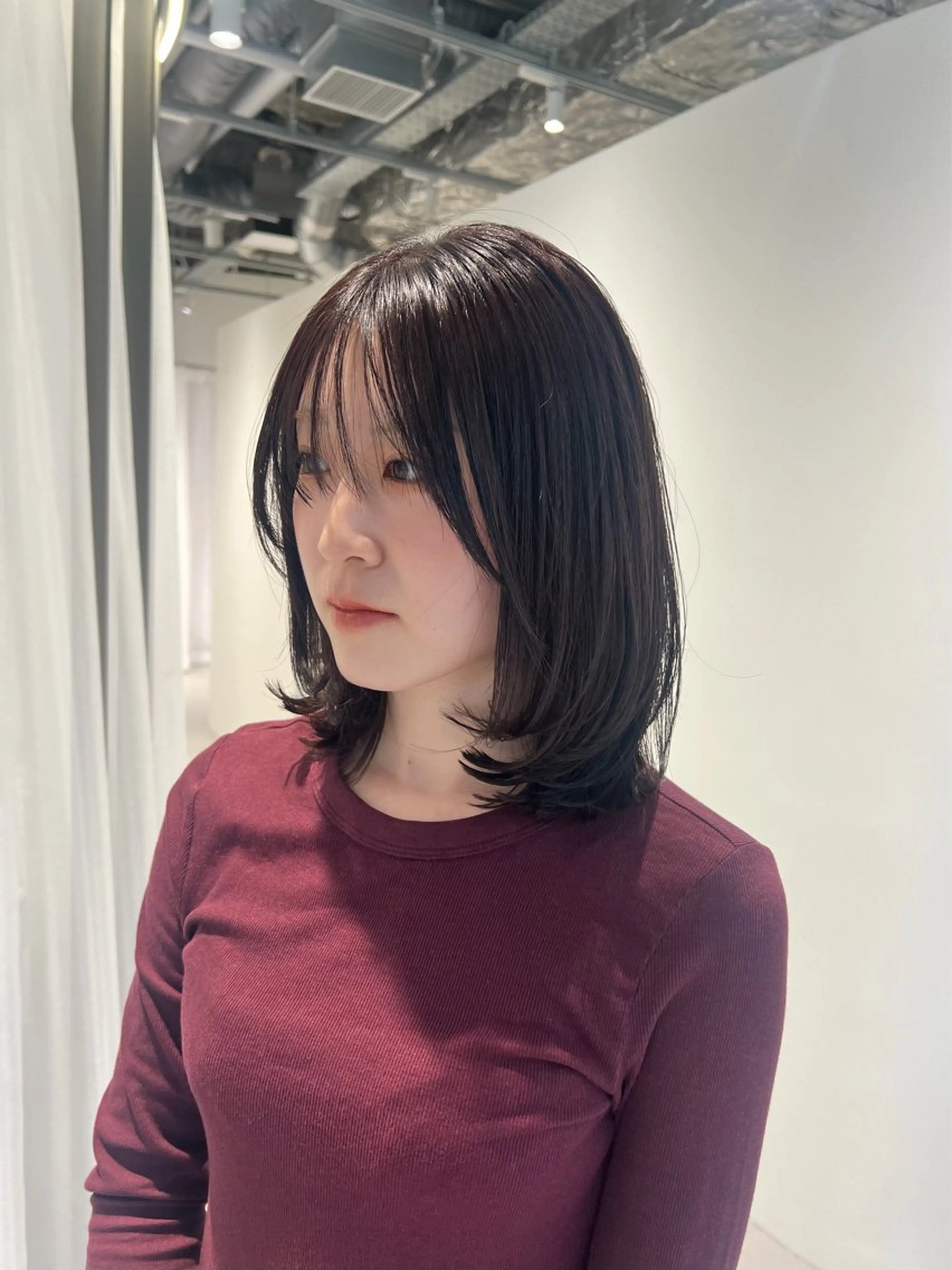 ショート カラー ボブレイヤー ボブ レイヤーカット カット ヘアカラー 似合わせ/レイヤー 💟SAEのヘアスタイル