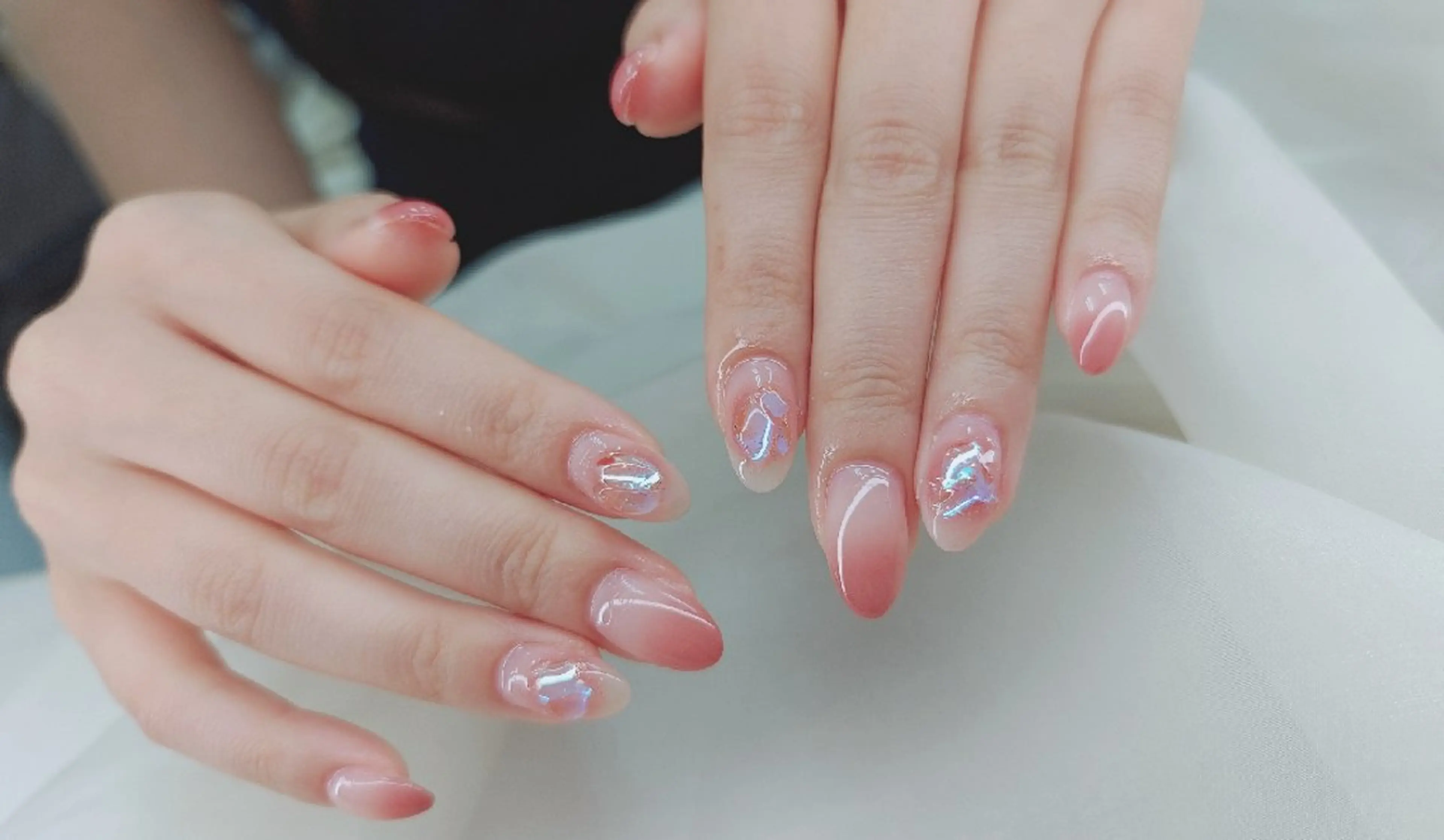 ネイル べっ甲ネイル チークネイル フレンチネイル 韓国ネイル ニュアンスネイル ♡Sherry  Nail♡のネイルデザイン