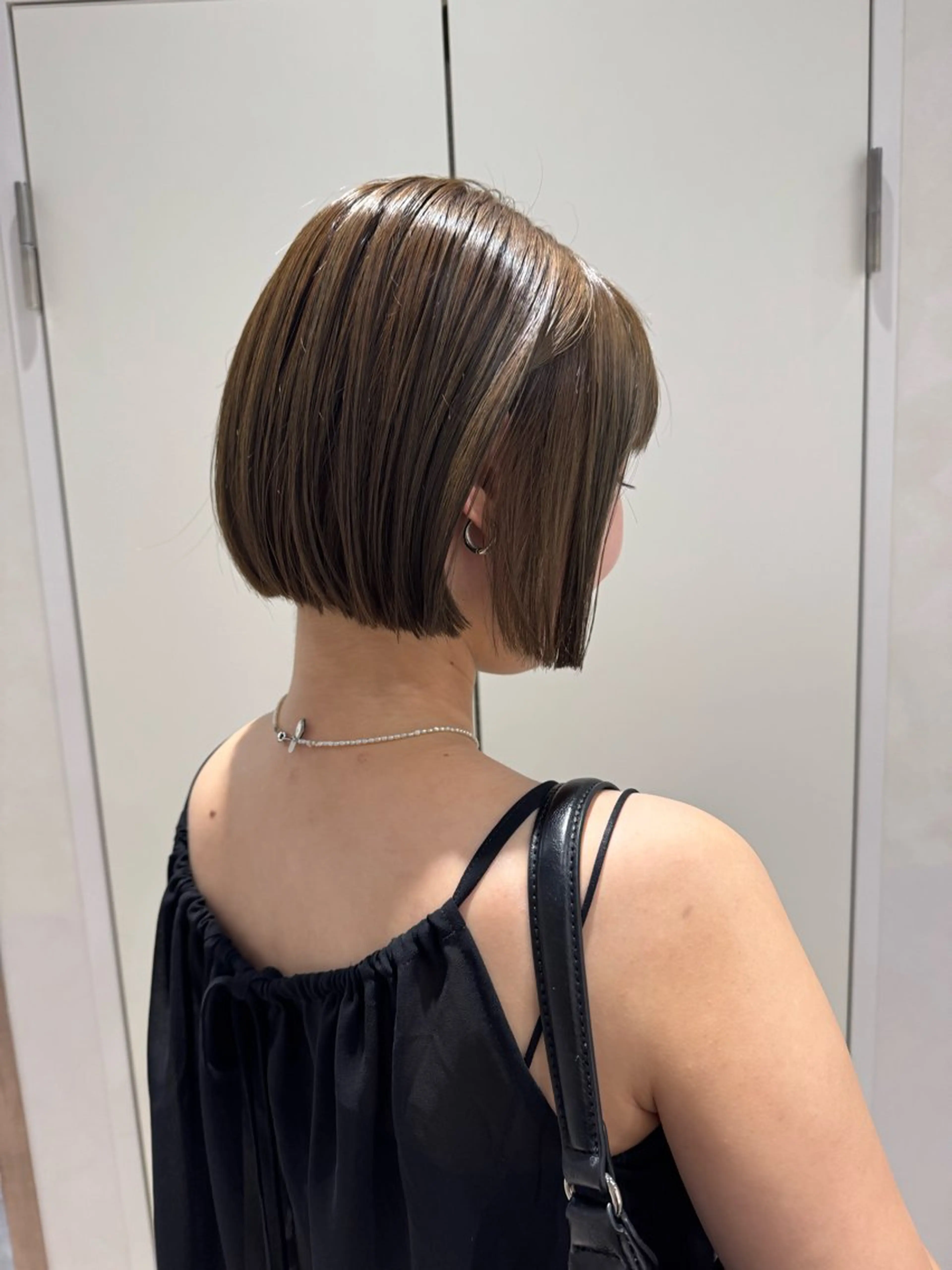 ショート ボブ カット ヘアカラー トリートメント 透明感カラー✴︎ SAYAKAのヘアスタイル