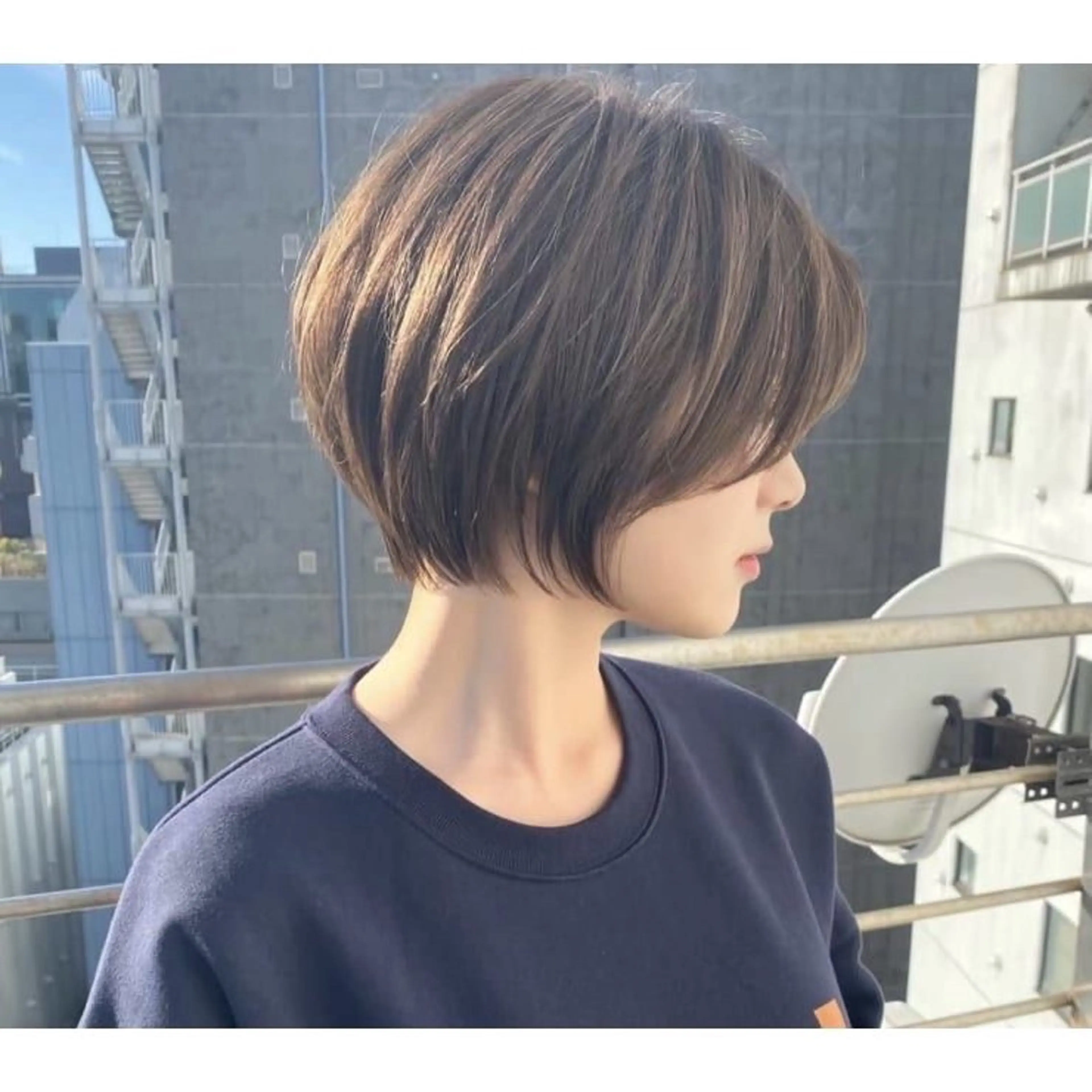 ショート ショートヘア ブリーチなし/透明感 /ショート/大世のヘアスタイル
