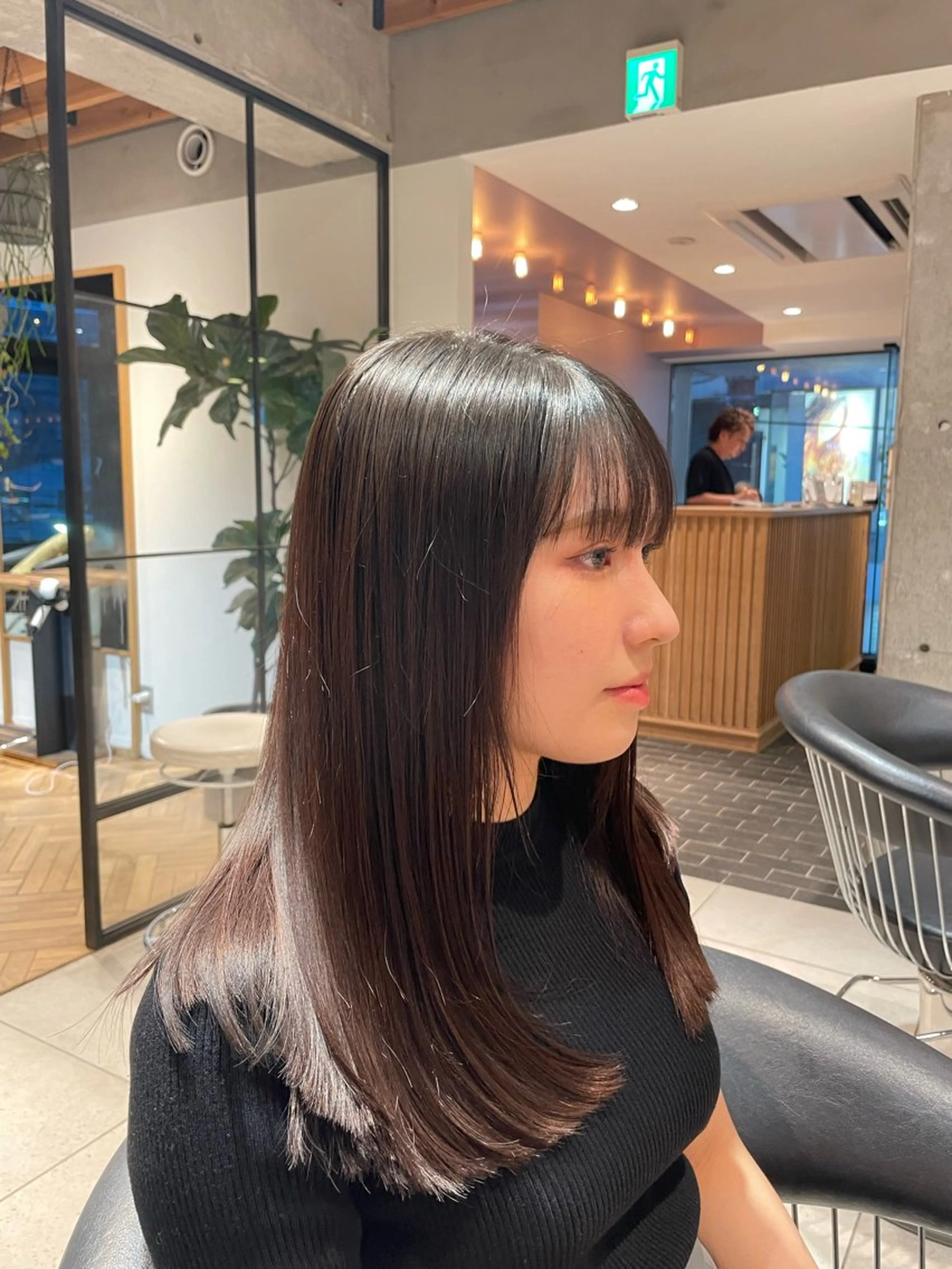 ロング 縮毛矯正 トリートメント 髪質改善✨高級カラー 野井琢生のヘアスタイル