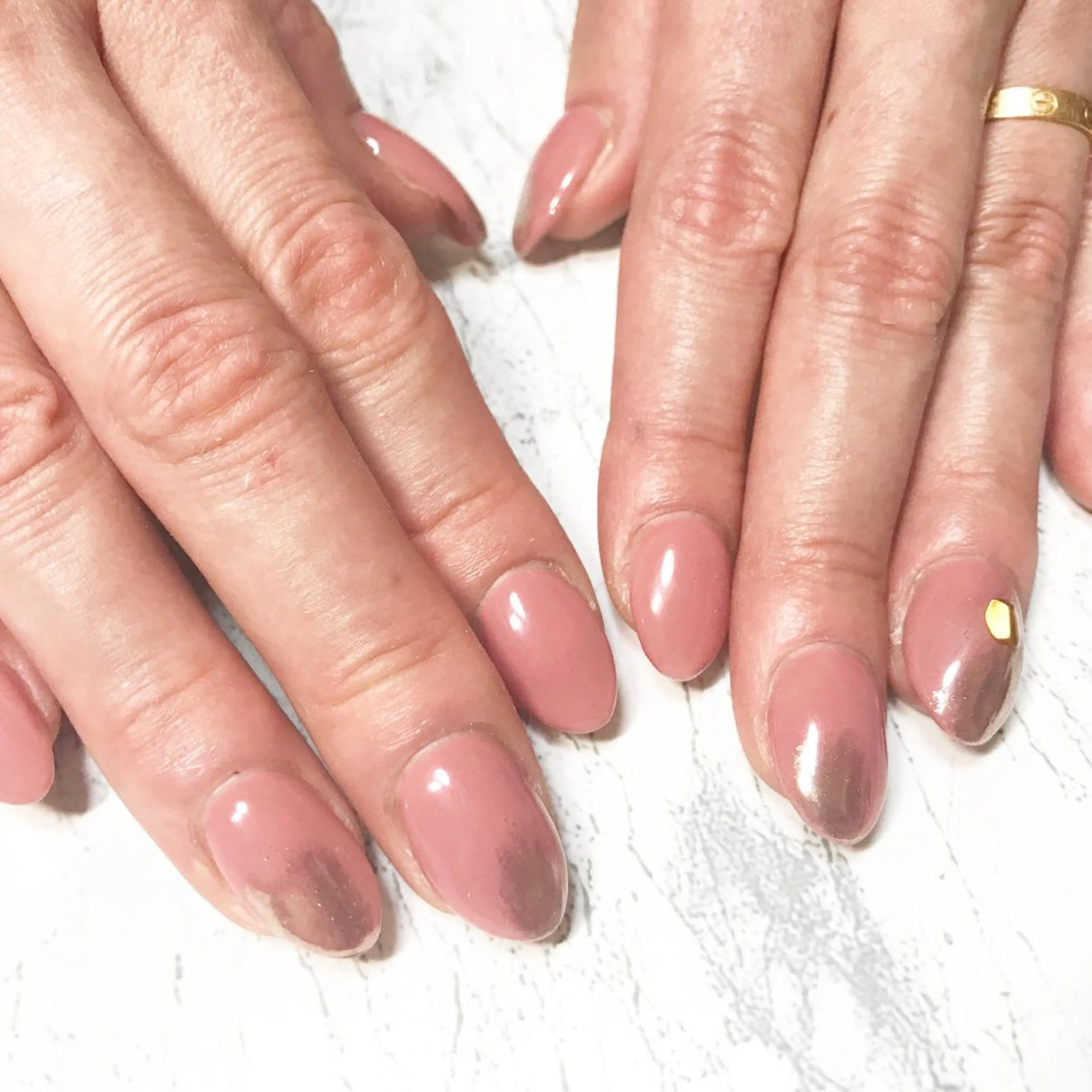 ネイル フットネイル ミラーネイル ニュアンスネイル シンプルネイル 春ネイル nail fufla ♡yamane♡のネイルデザイン