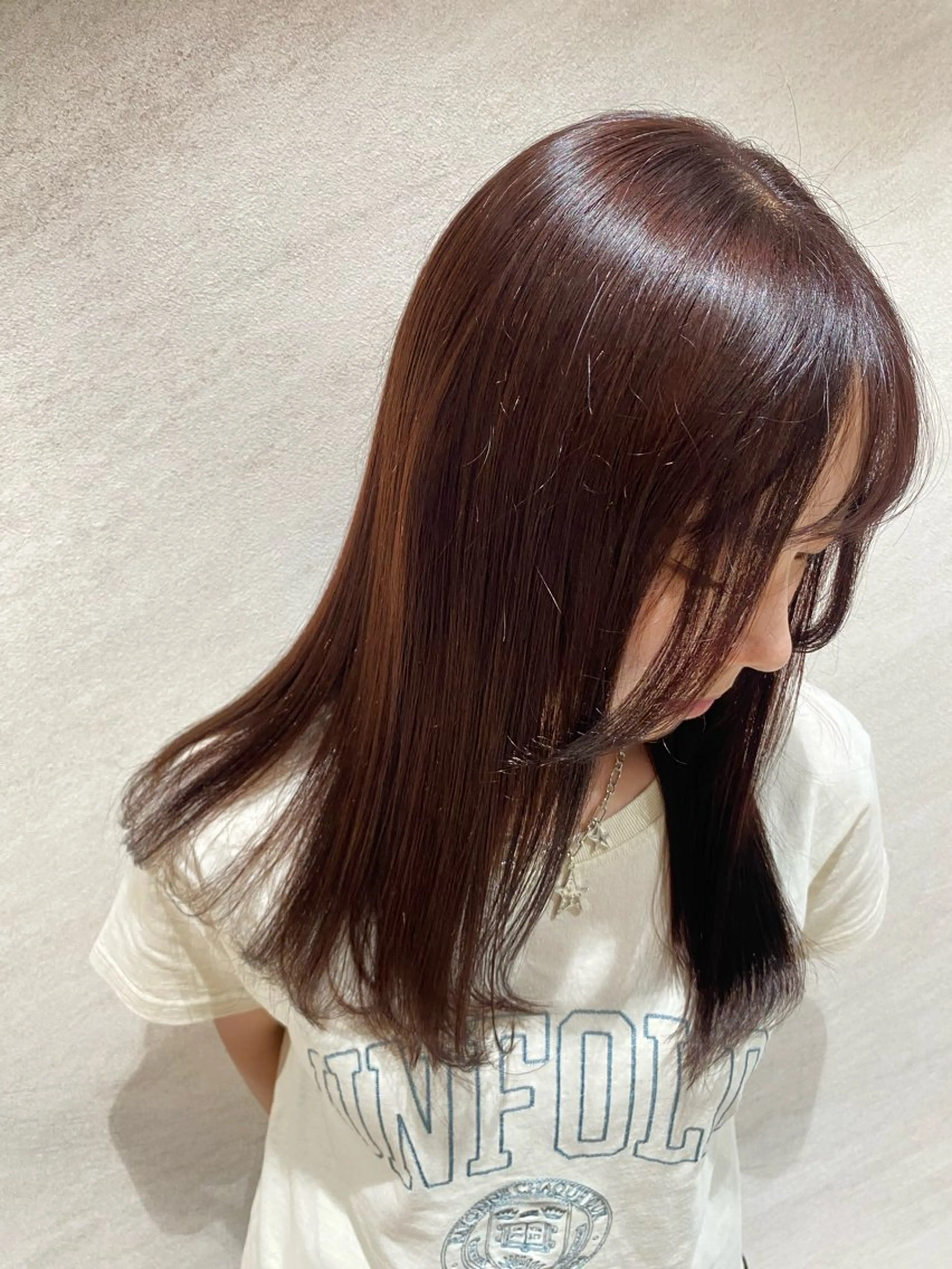 セミロング カラー パーマ 🌼似合わせカラー / Misaki🌼のヘアスタイル