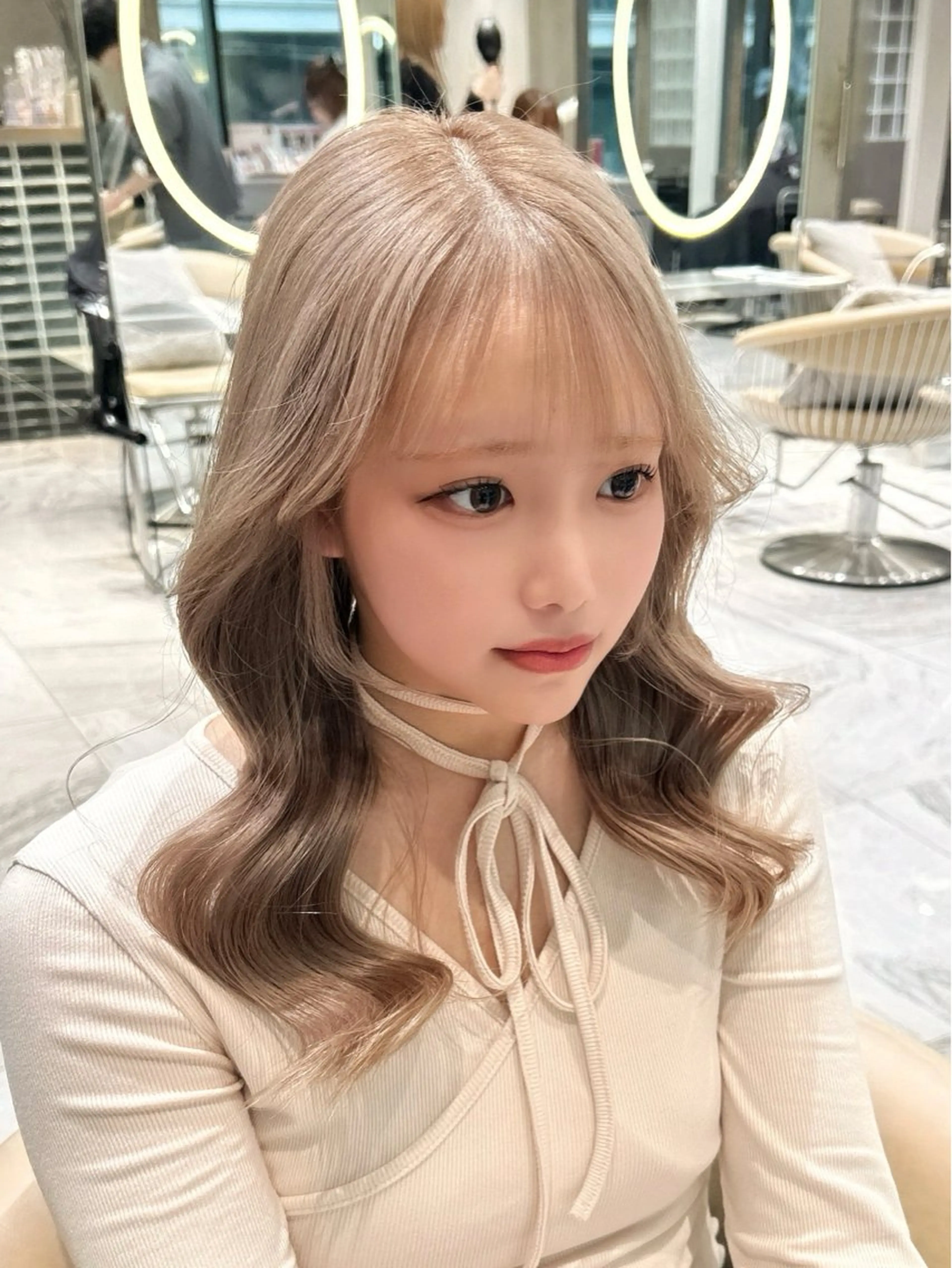 ロング カラー ハイトーンカラー 🥇KEN /レイヤー/カラーのヘアスタイル