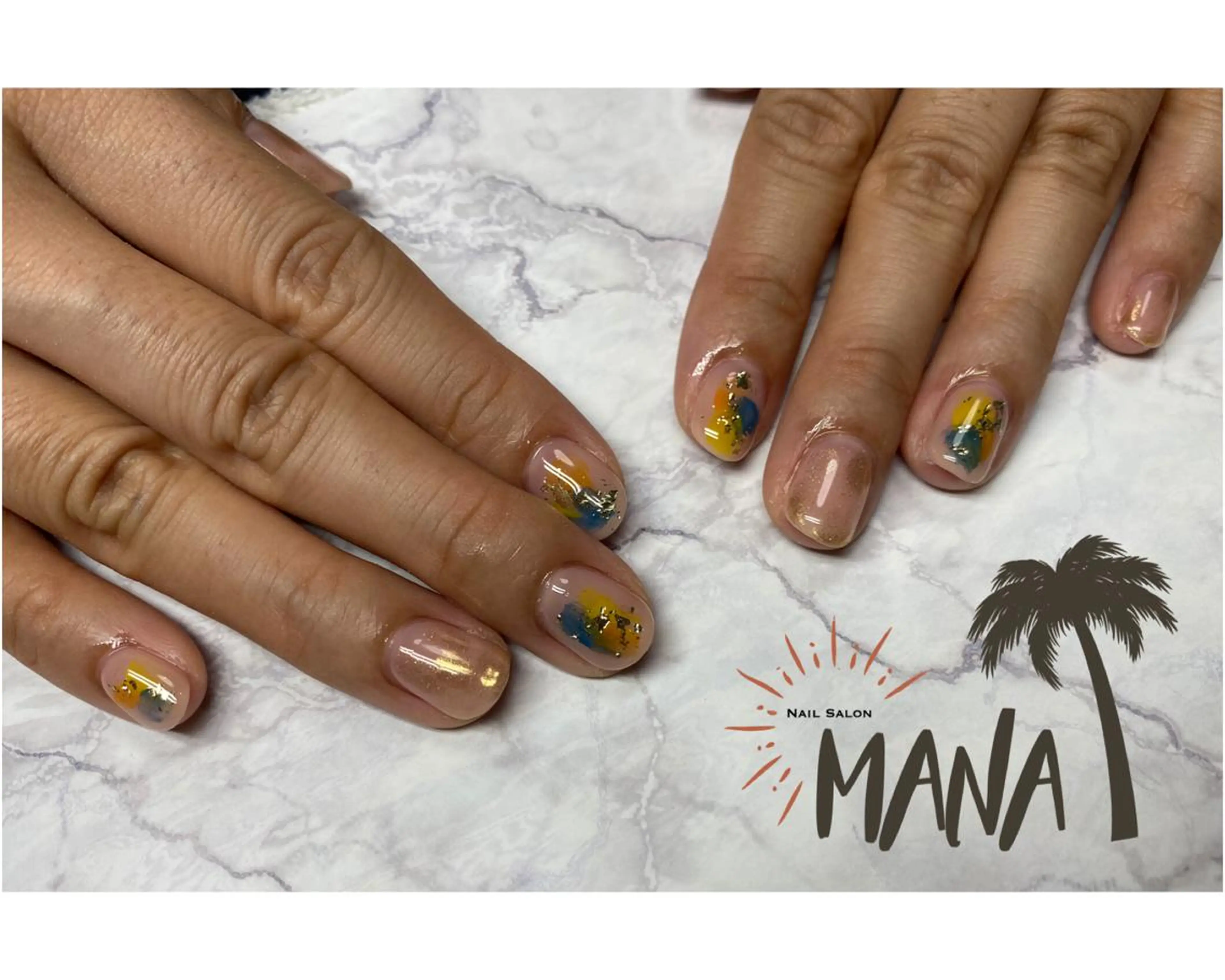 ネイル ハンドネイル Mana‪ ‪·͜· ❤︎‬のネイルデザイン