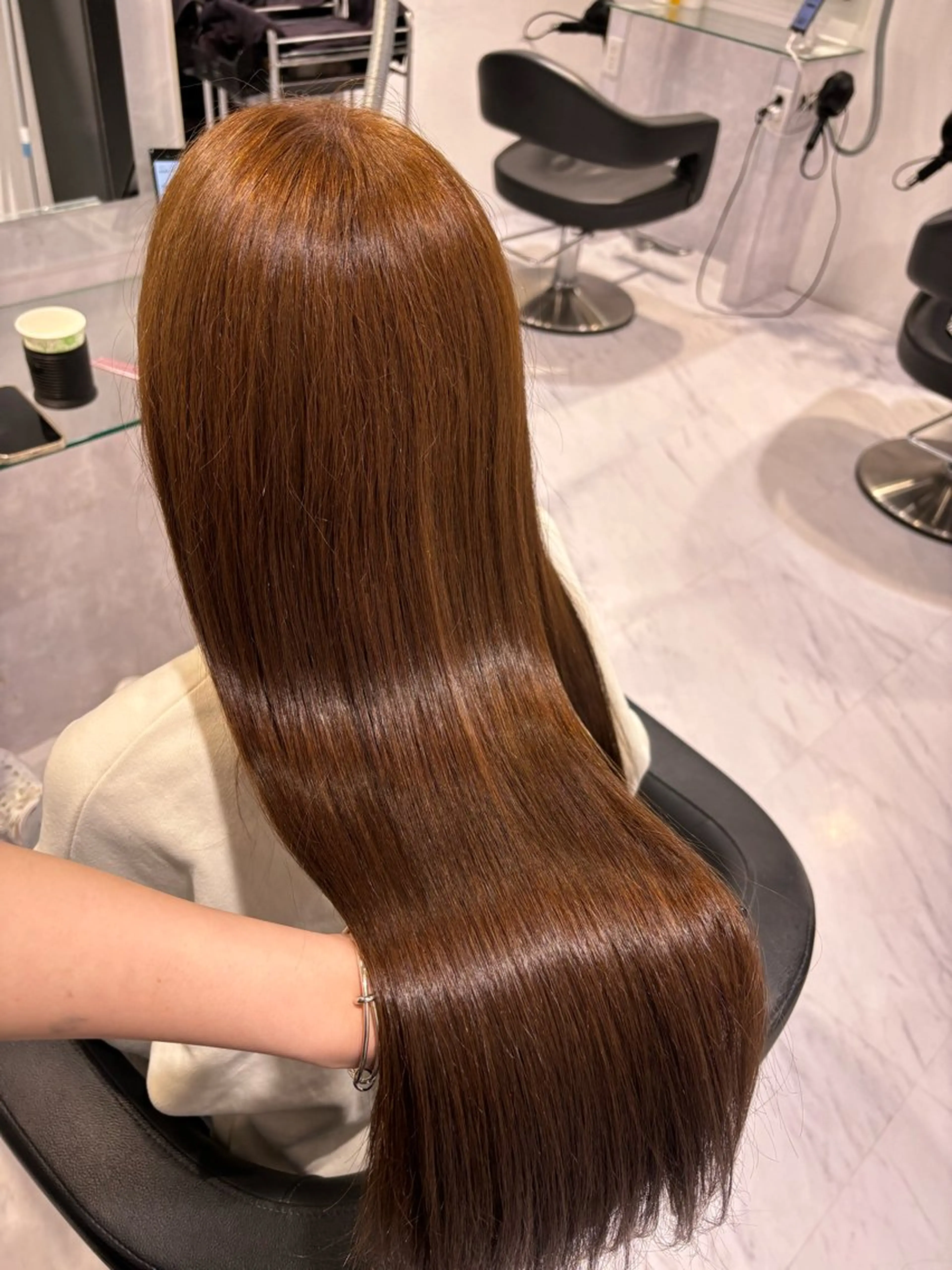 ロング カラー 表参道♡暗髪♡ 艶カラー♡アユミのヘアスタイル