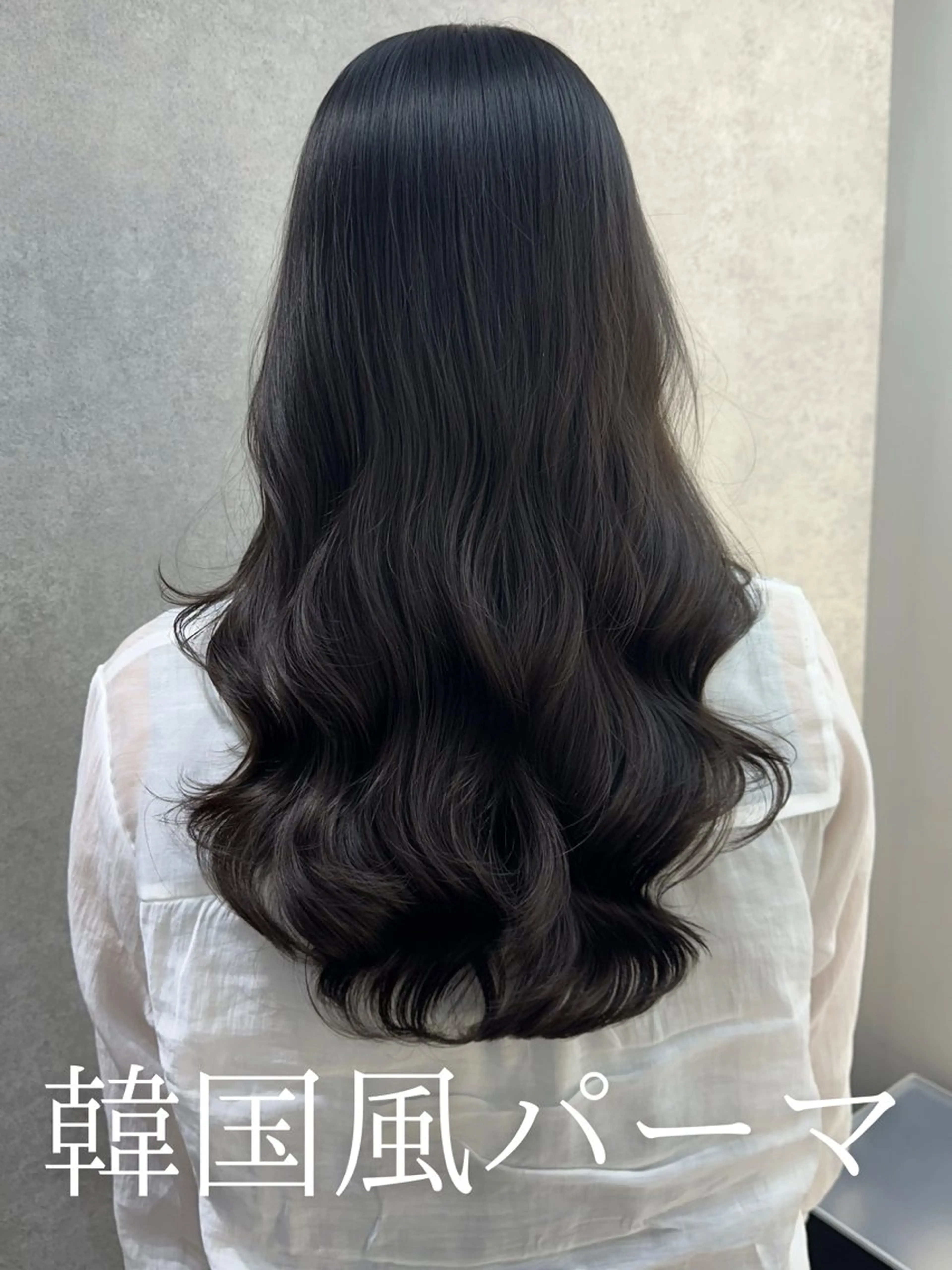 セミロング 韓国風パーマ/ 韓国ヘア/大森千寛のヘアスタイル