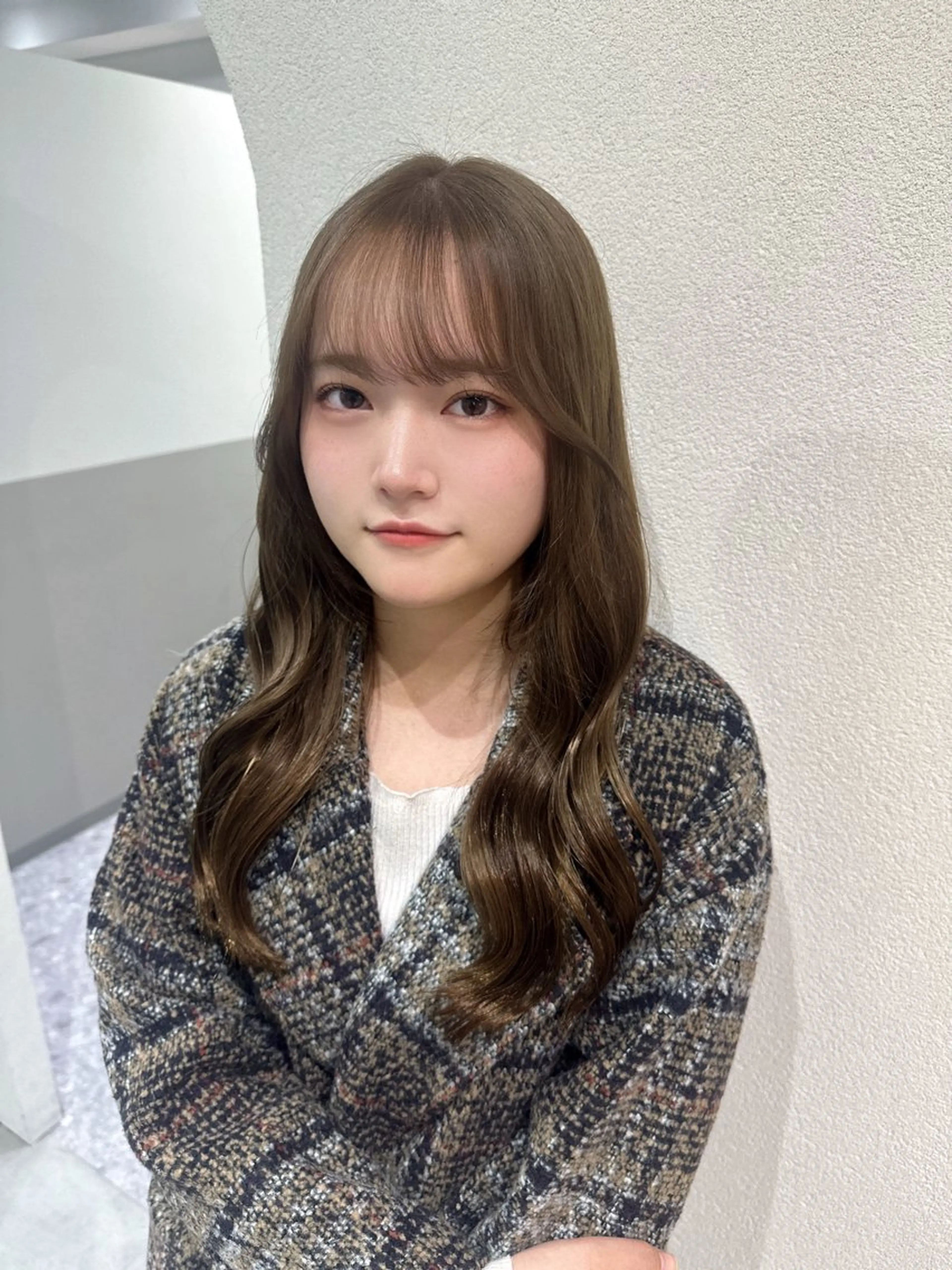 セミロング カラー ヘアカラー トリートメント 🪞個室サロン/韓国 艶髪/keito🪞のヘアスタイル