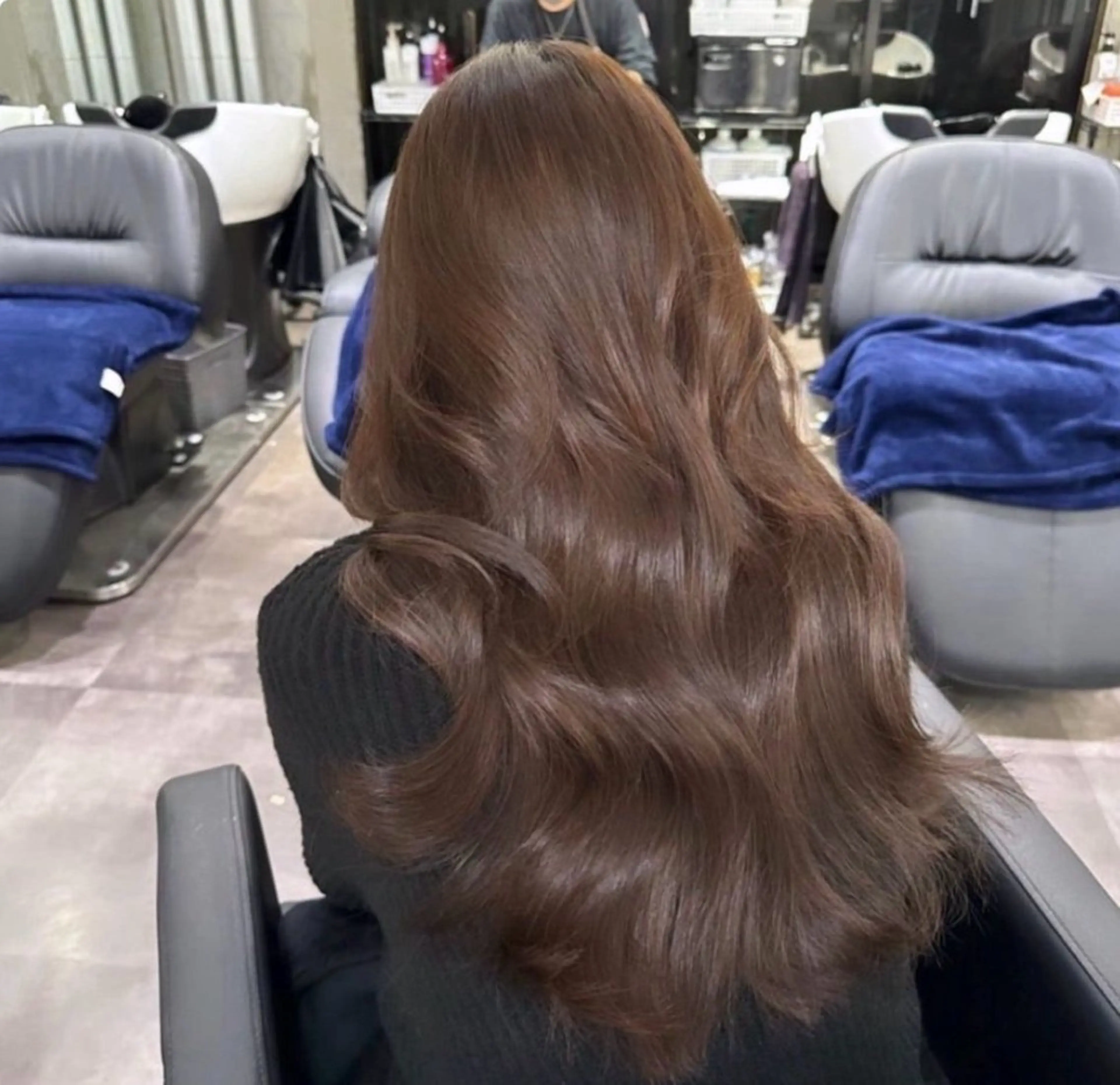 【minimo限定メニュー✨】美髪艶カラー＆3STEP超音波トリートメントの写真