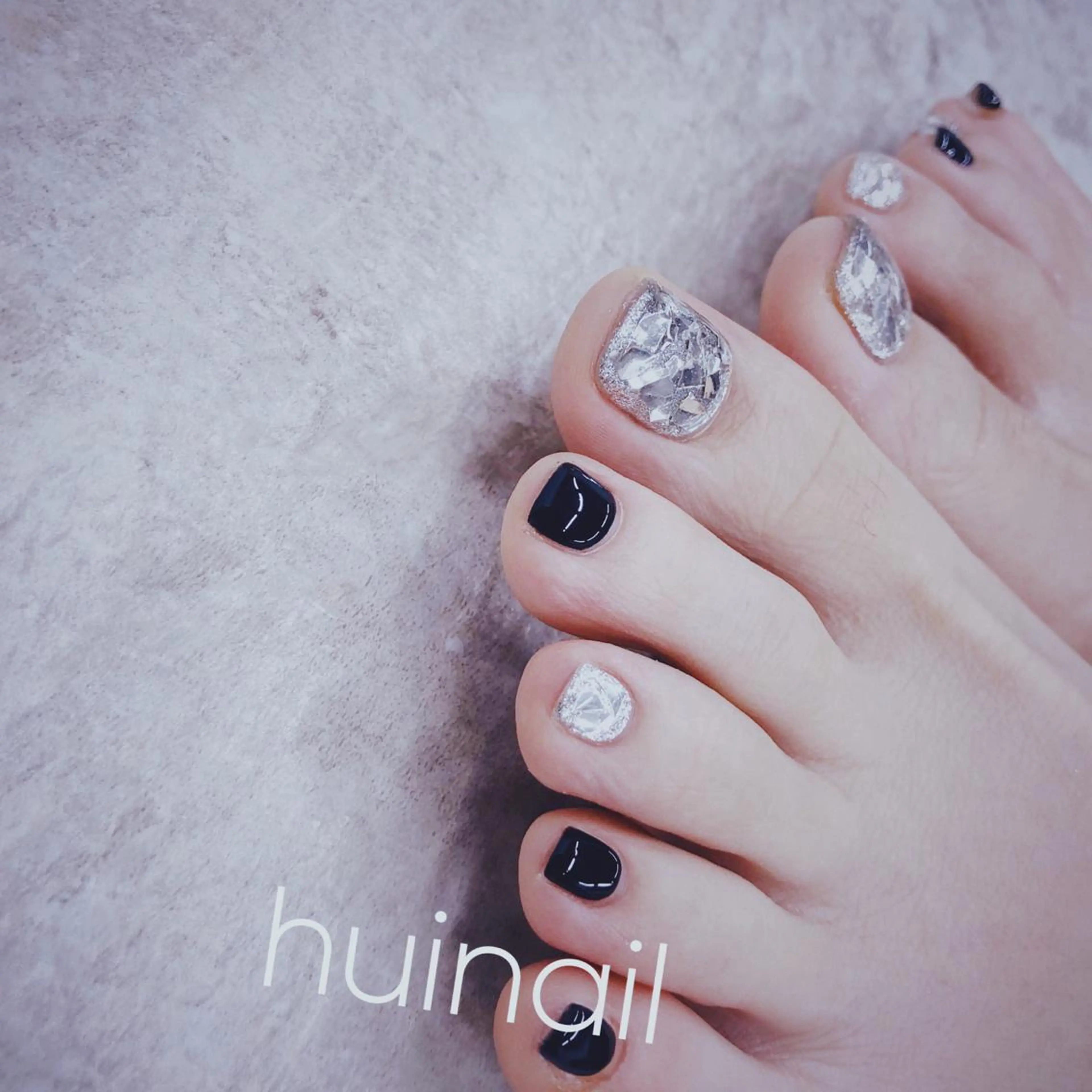 ショート めぐみのネイルサロン スタッフ練習のネイルデザイン