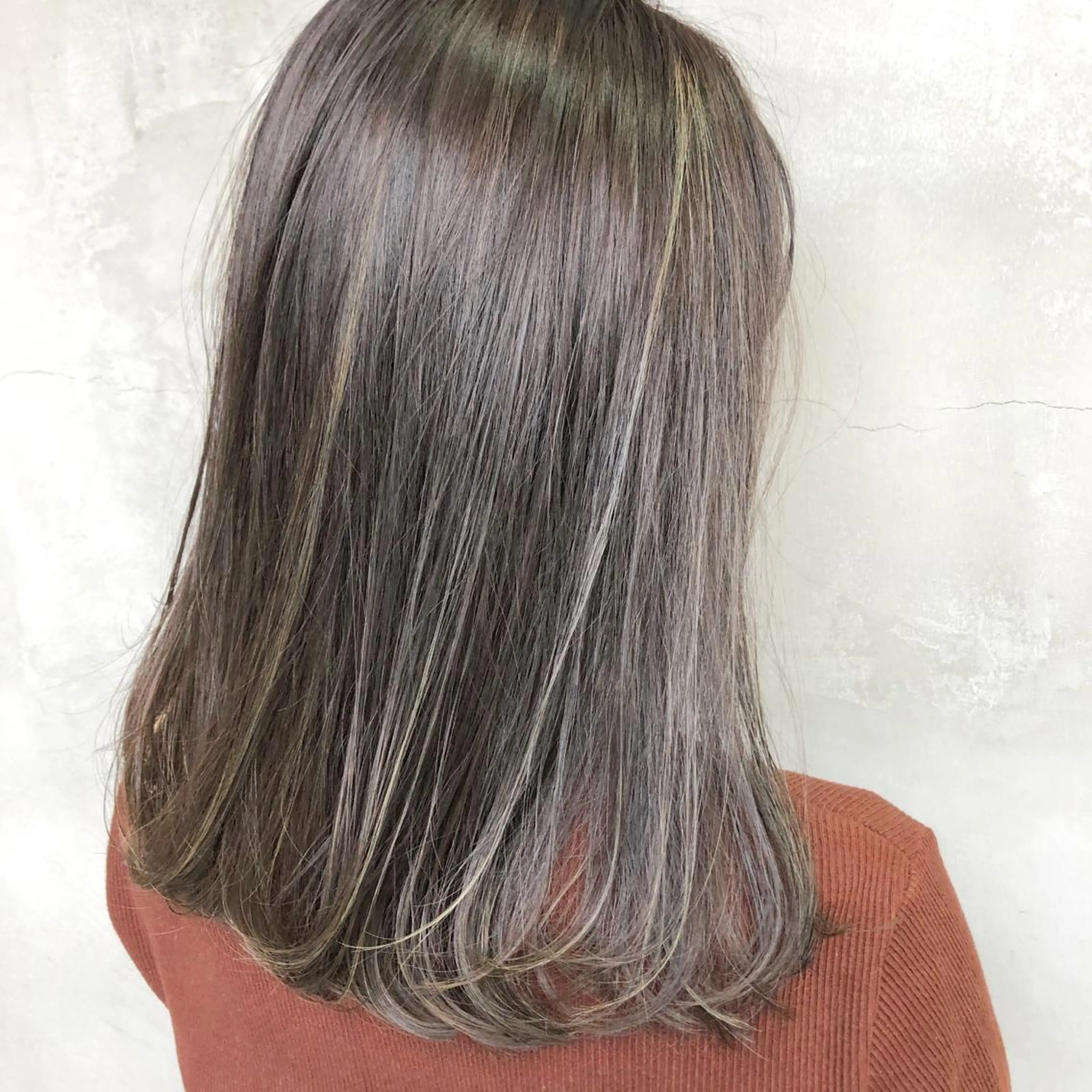 ミディアム カラー パーマ ヘアアレンジ 北間 寛哉のヘアスタイル