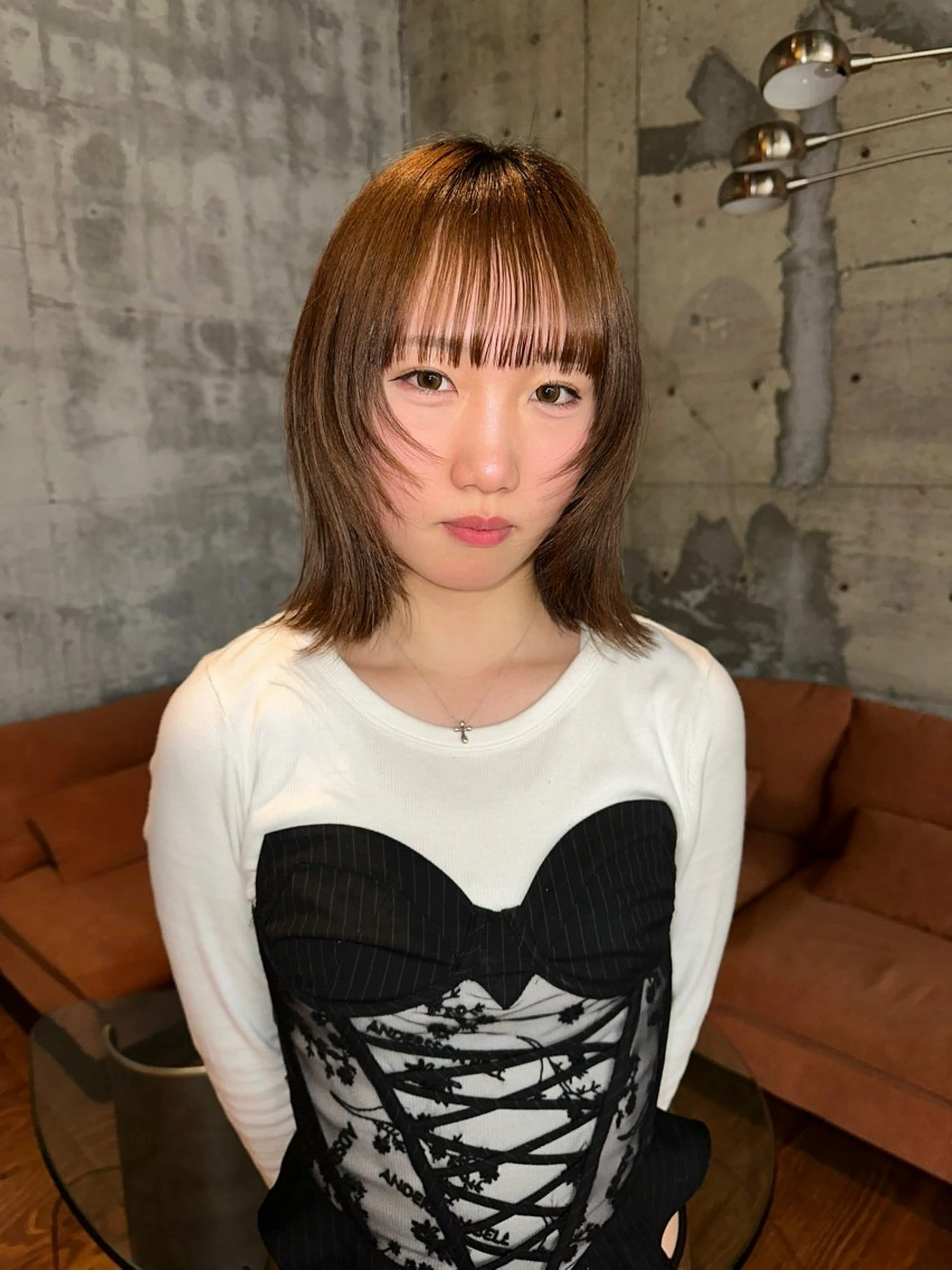 ミディアム カラー カット ヘアカラー 【sica】 nanaのヘアスタイル