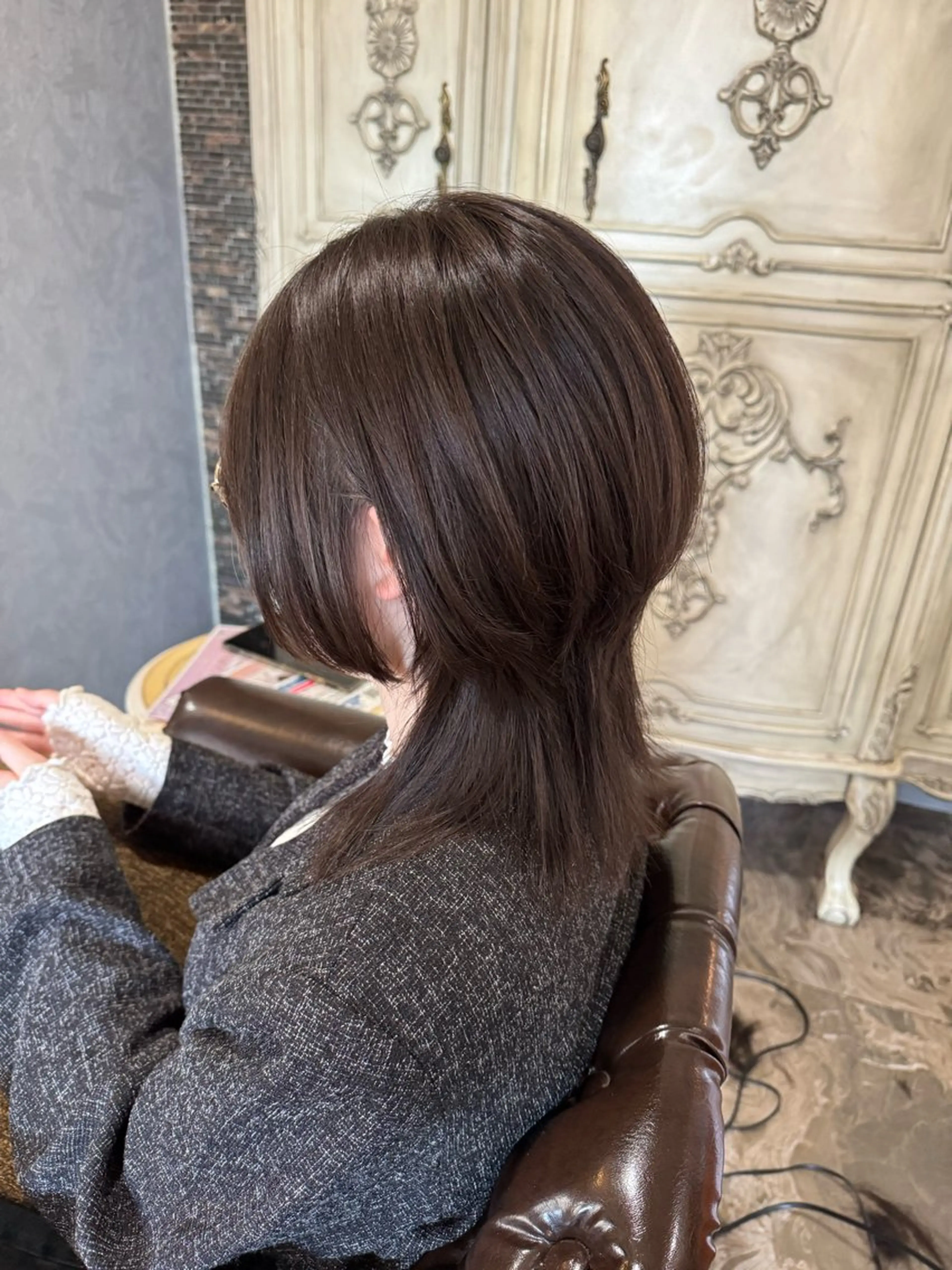 セミロング 似合わせカット ウルフカット カット 鈴木 彩女のヘアスタイル