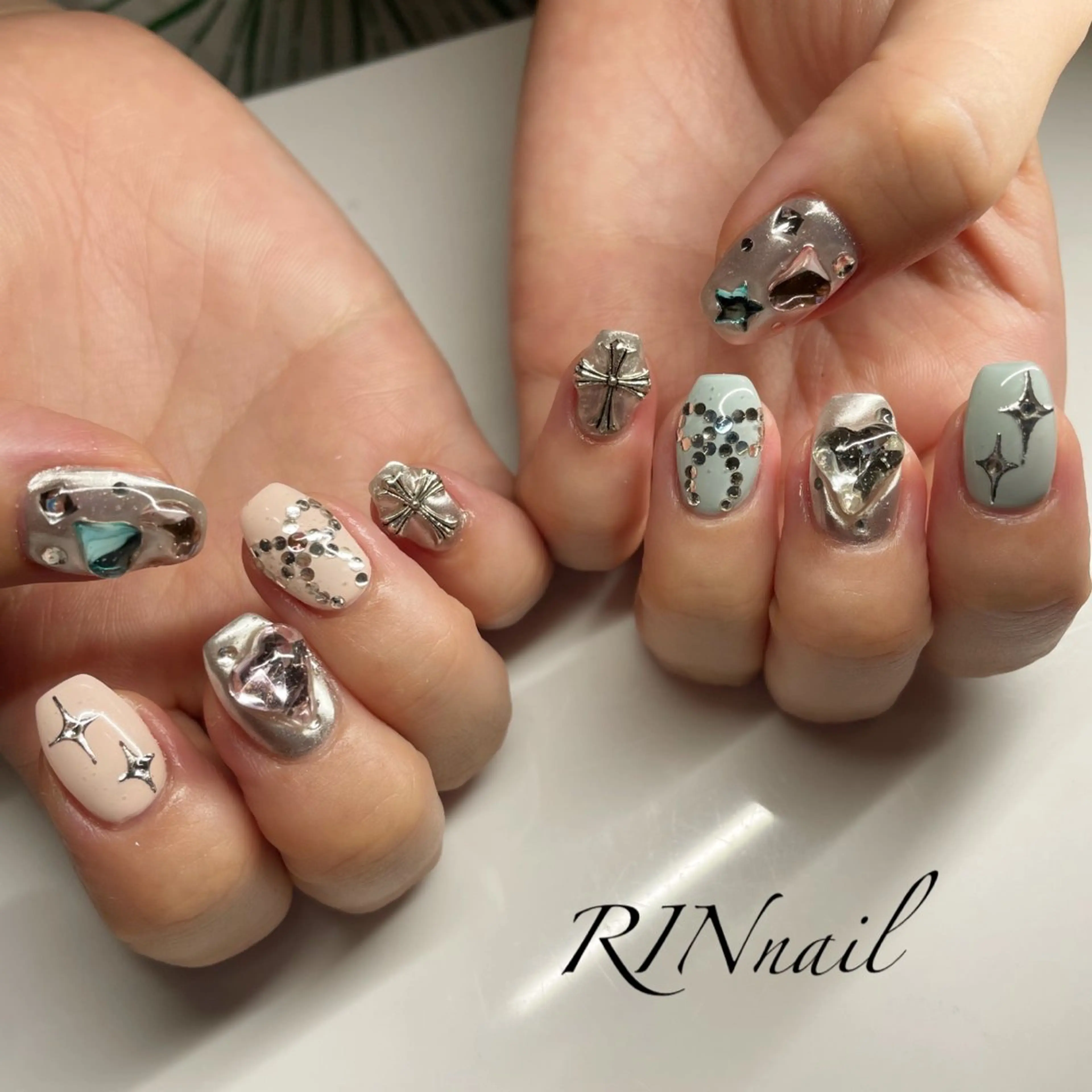 ネイル ハンドネイル ハンドケア RIN HOMEnailのネイルデザイン