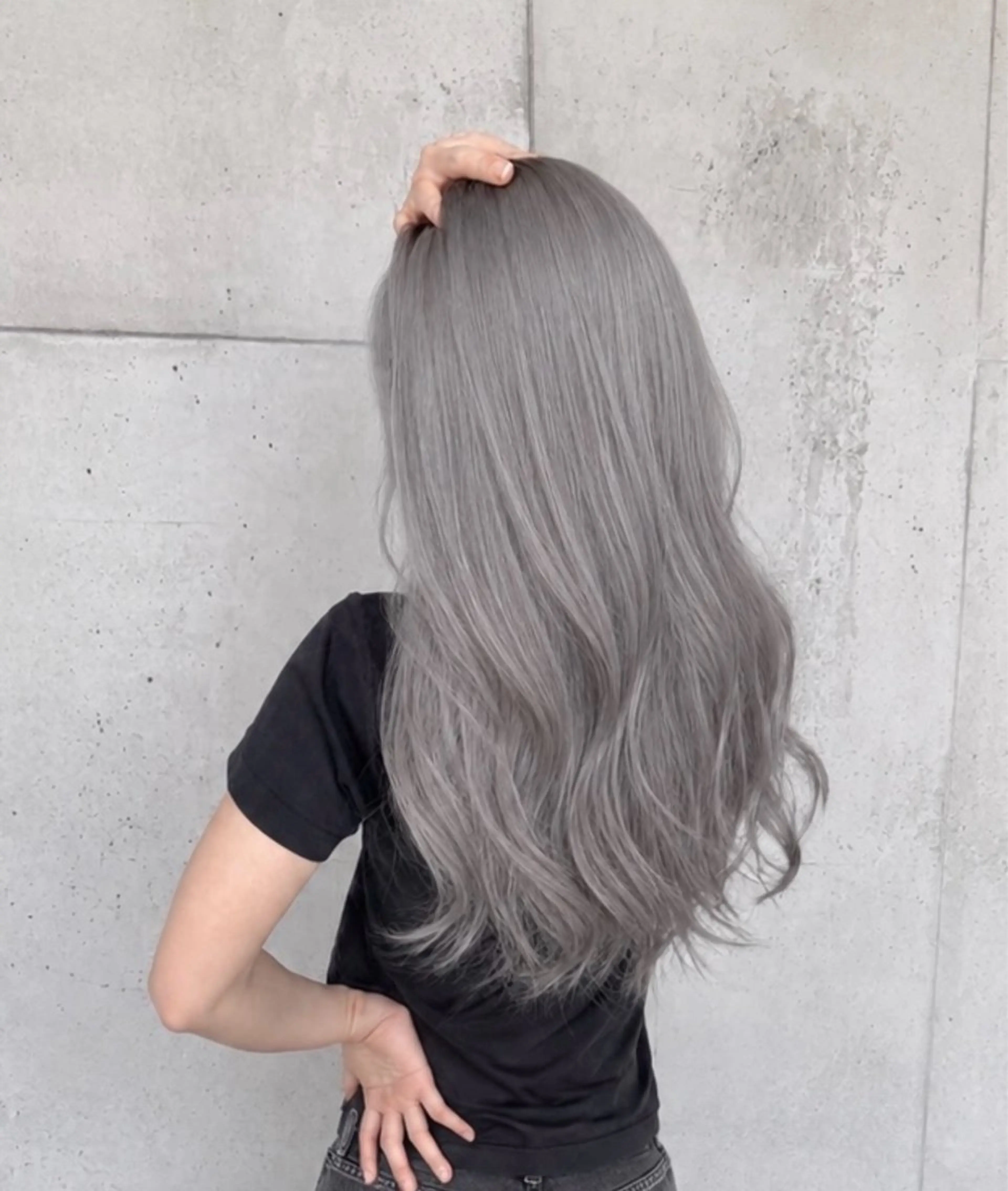 ロング ハイライト カット ヘアカラー 🧊メンズ/ギャル/ ブリーチカラー🧊のヘアスタイル