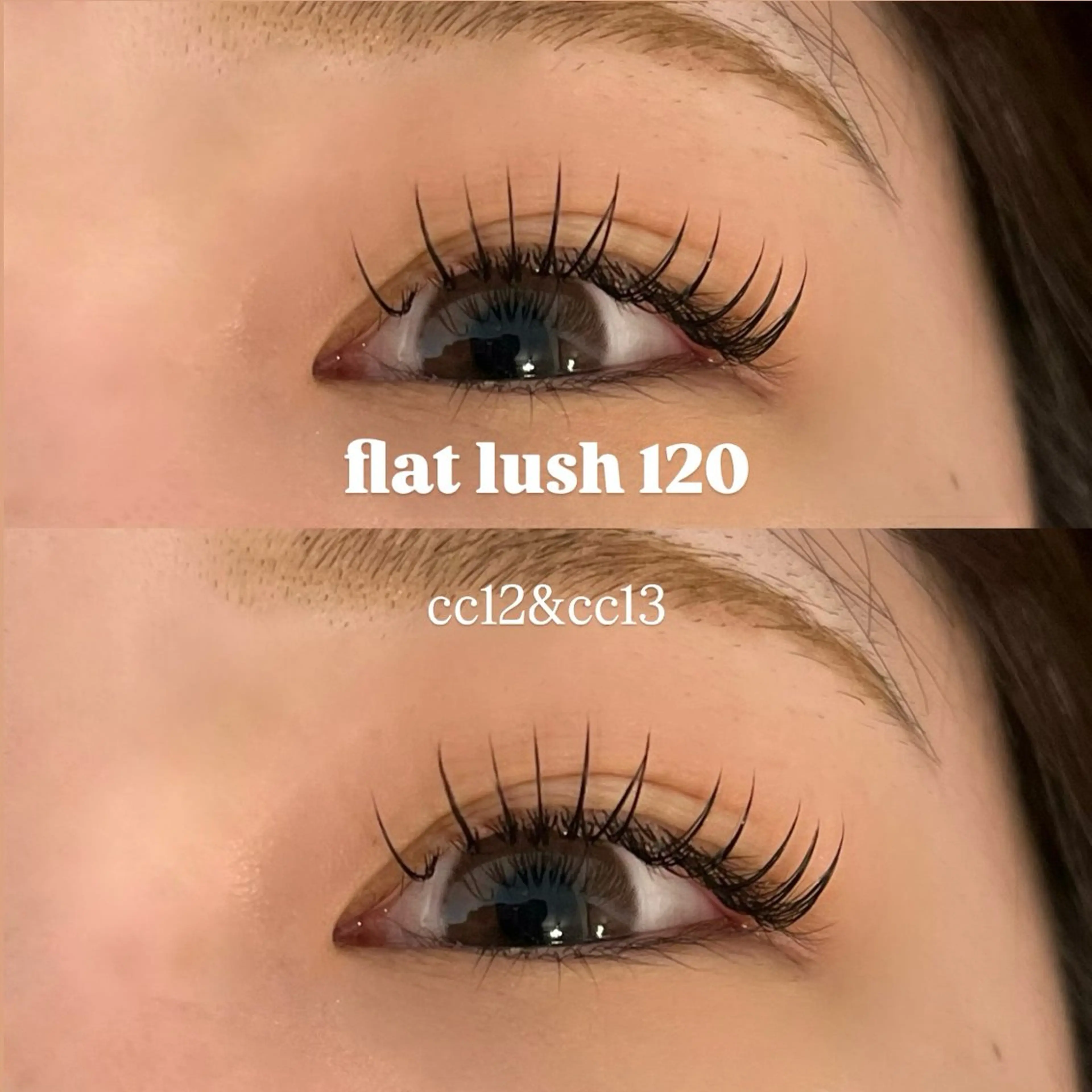 マツエク・マツパ 束感まつ毛 CCカール Cカール フラットラッシュ マツエク 🌿ayaki🌿 en Reveのマツエク・マツパデザイン