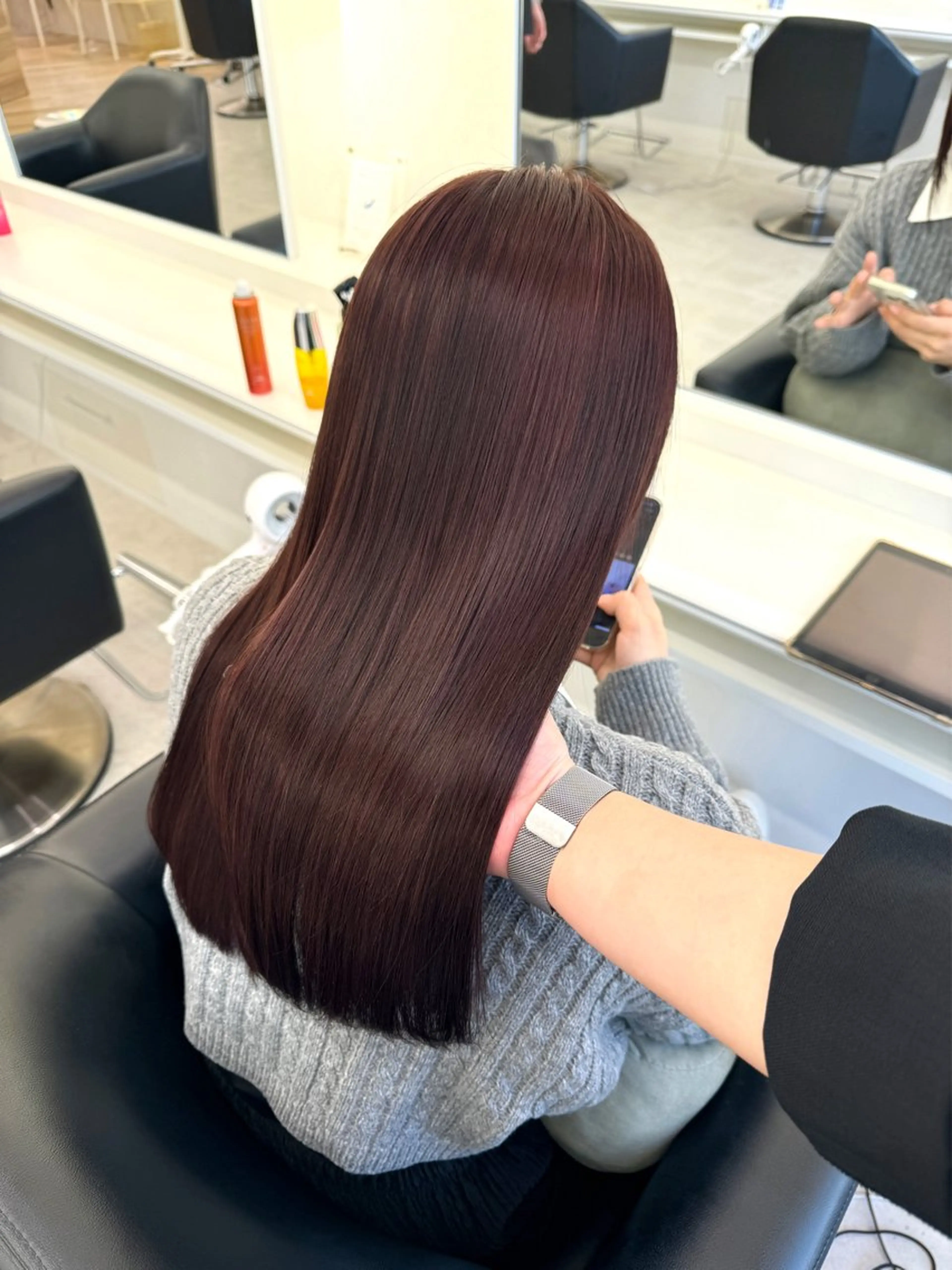 ロング カラー ヘアカラー ♡ParveMix NANO♡のヘアスタイル