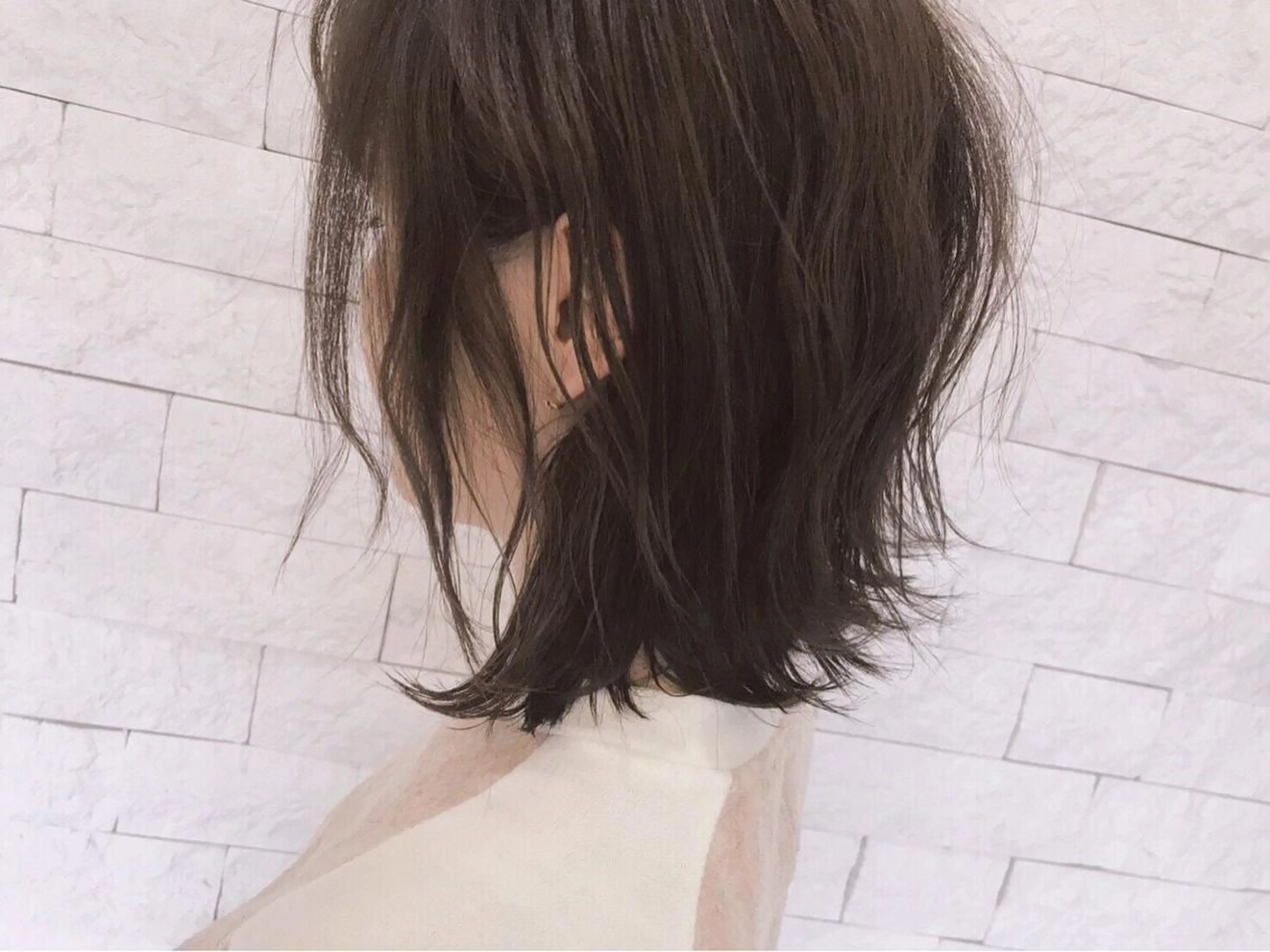 ミディアム カラー カット ヘアカラー ヘッドスパ 古山 勇太のヘアスタイル