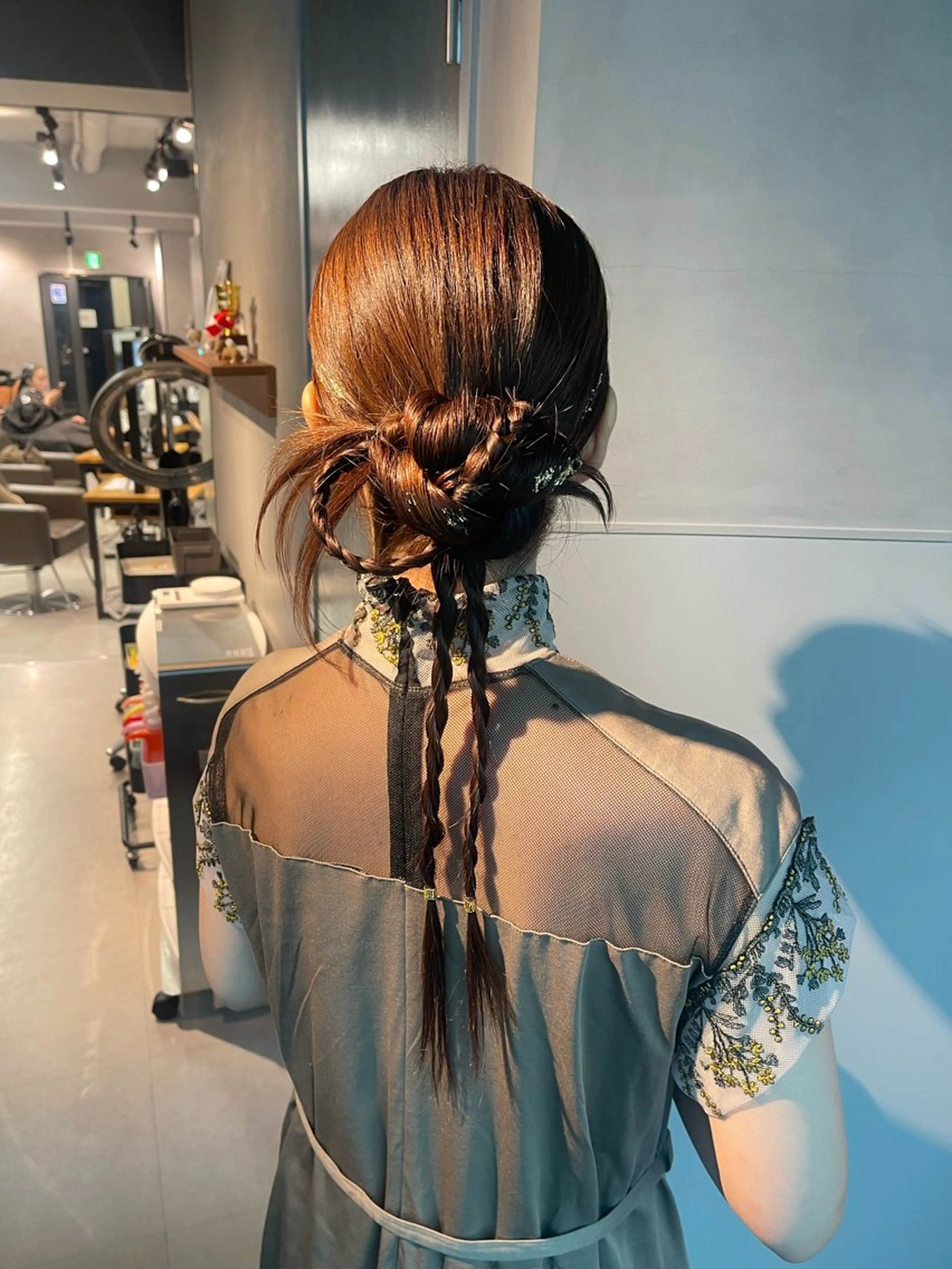 ヘアアレンジ ポニーテール 結婚式・ブライダル 卒業式のヘアスタイル ヘアセット charm《銀座》 ヘアセット/縮毛矯正のヘアスタイル