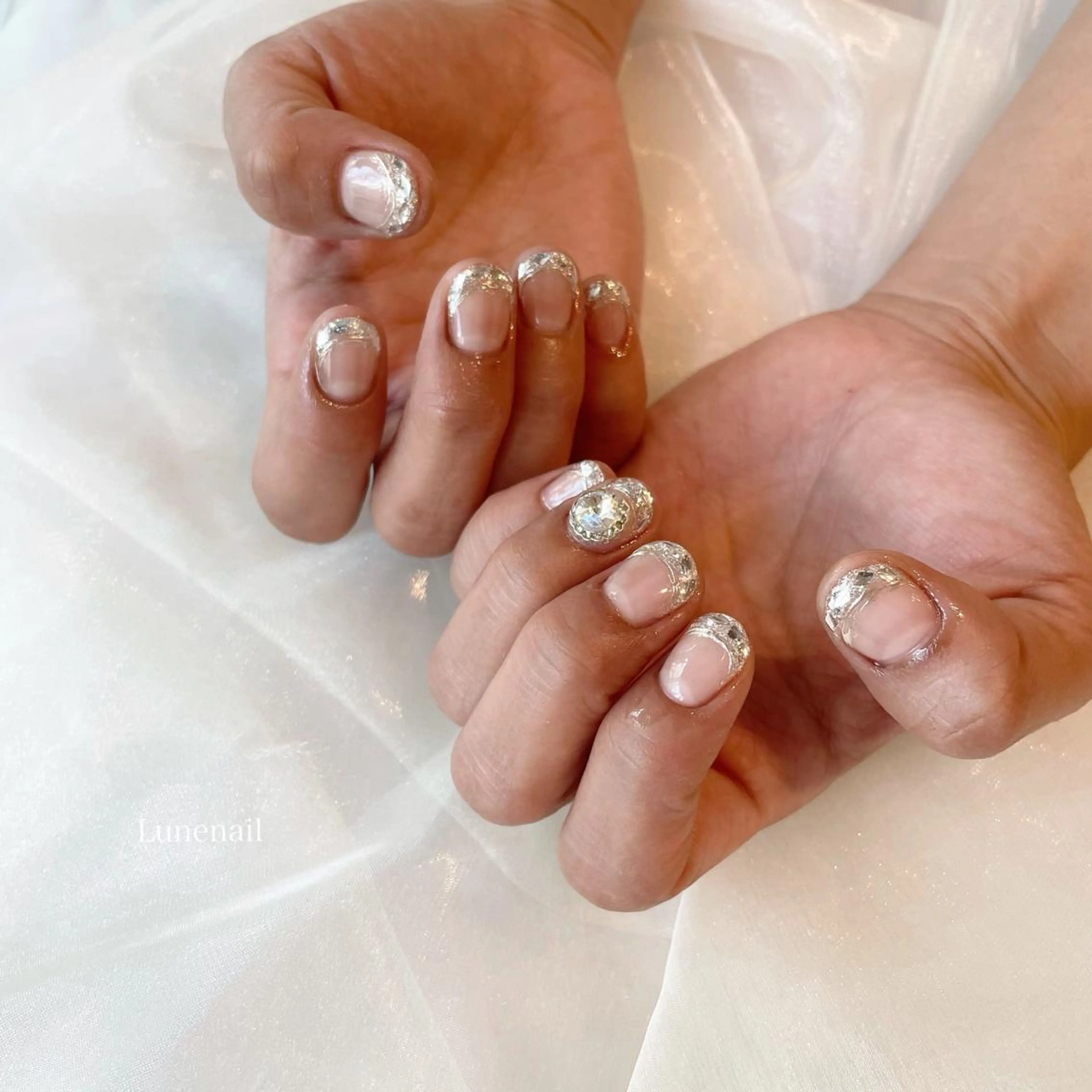 ネイル ラメ(グリッター) ハンドネイル Lunenail所属・Lune nailのネイルデザイン