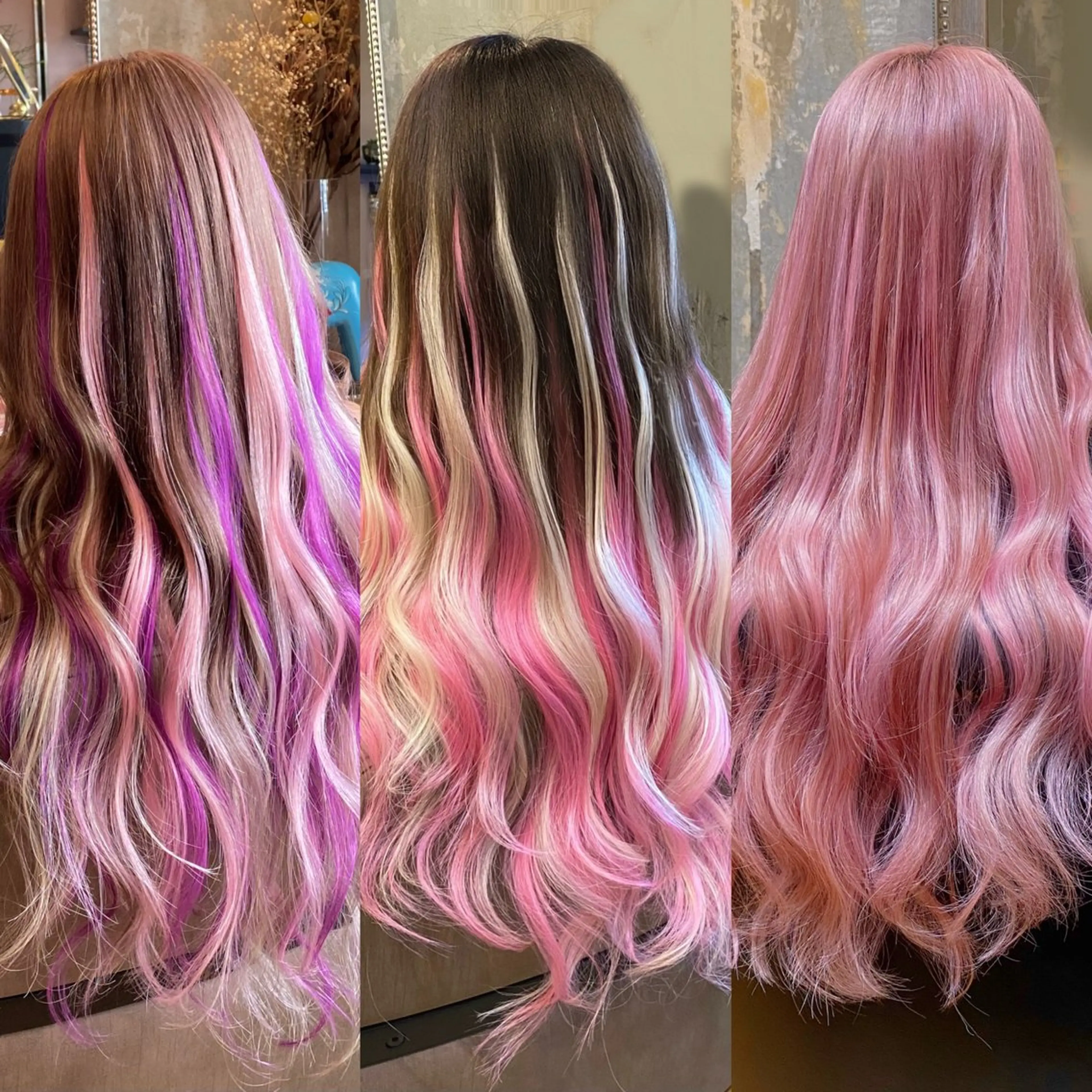 ロング ヘアカラー エクステ シールエクステ 🐁ONOの眉毛・アイブロウイメージ