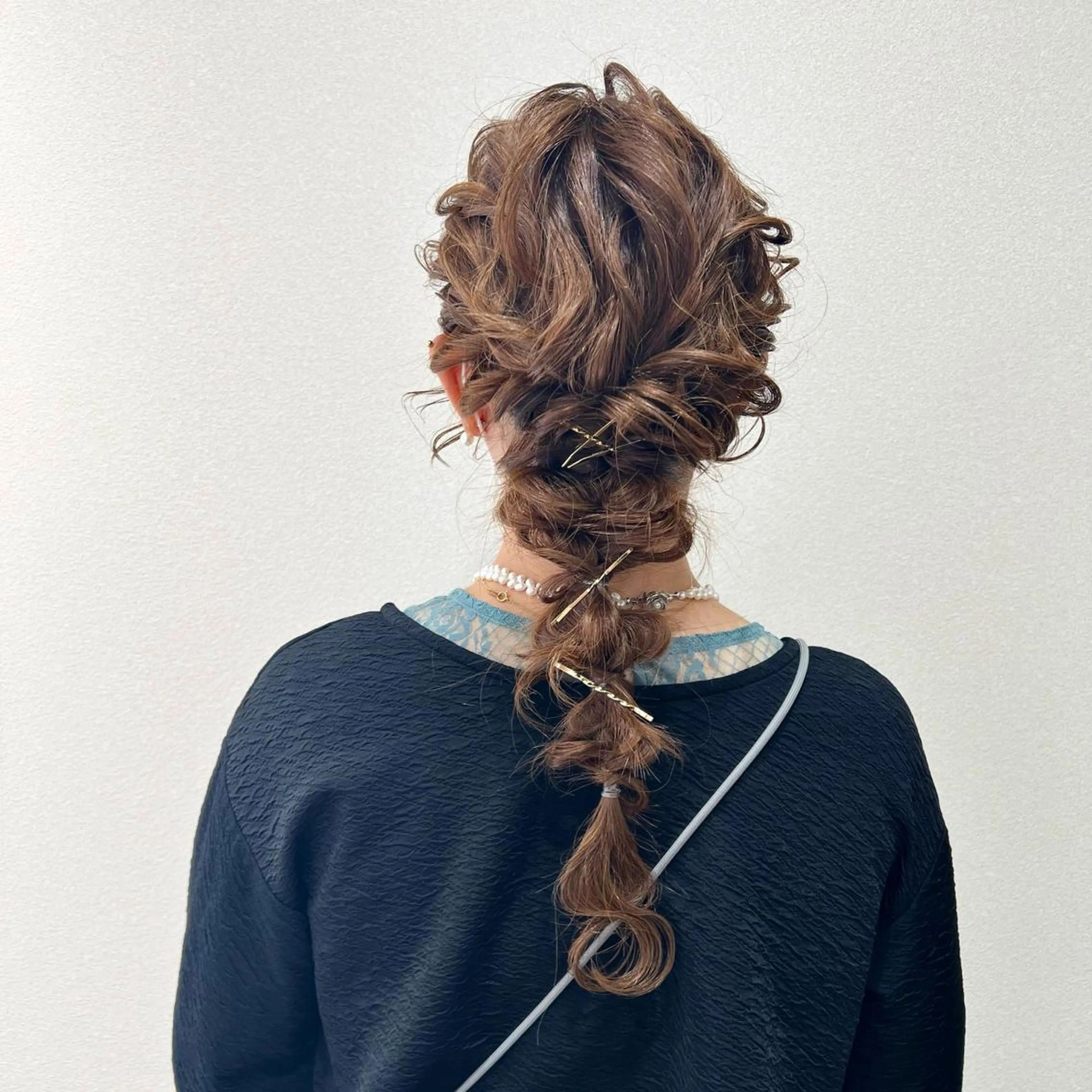 セミロング ヘアアレンジ ヘアセット ✨🌿大人可愛い愛さ れhair🌿✨松本のヘアスタイル