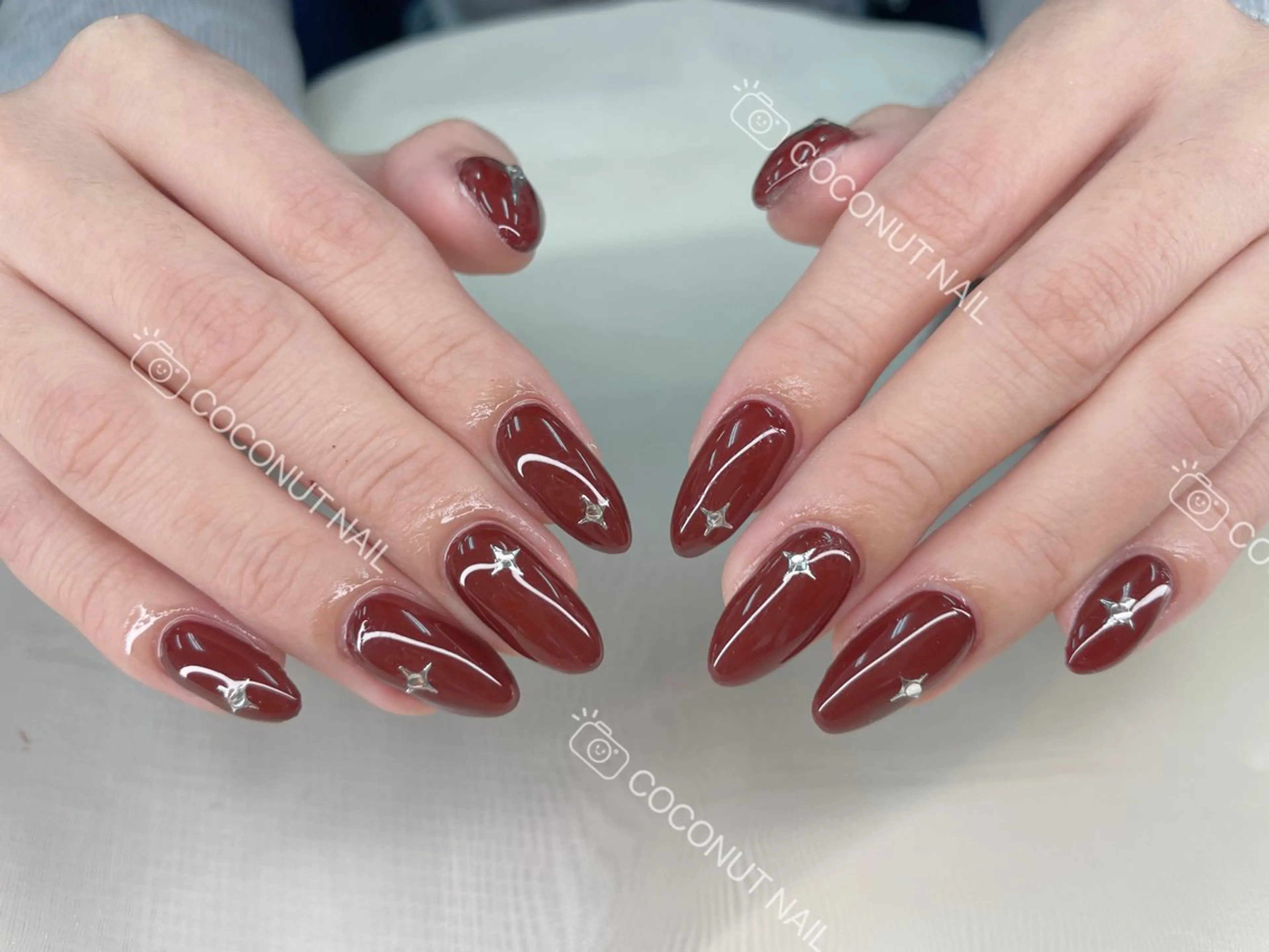 ネイル ハンドネイル 神田 ココナッツのネイルデザイン