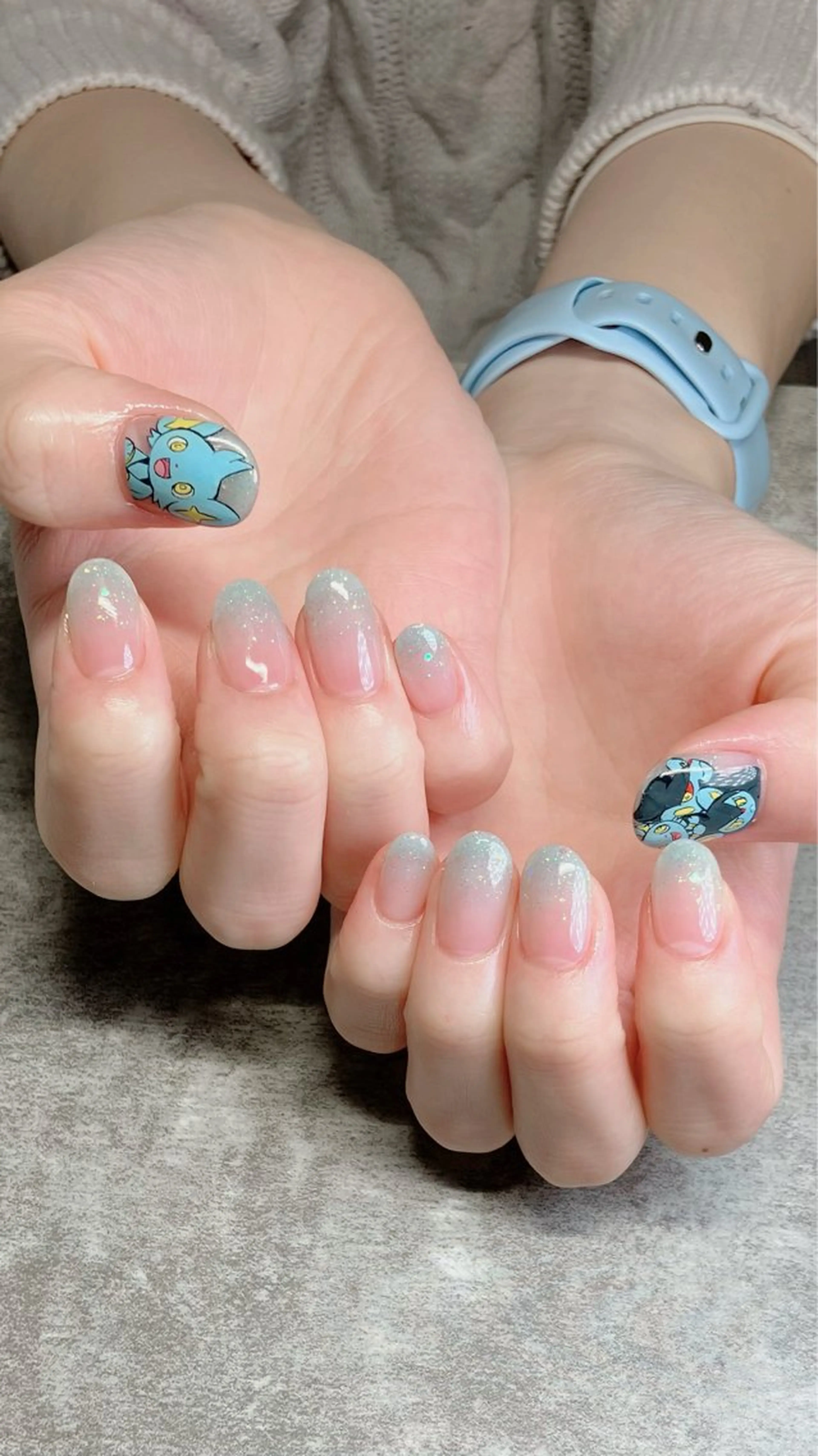 ネイル ハンドネイル ハンドケア shino🌟 痛ネイルのネイルデザイン