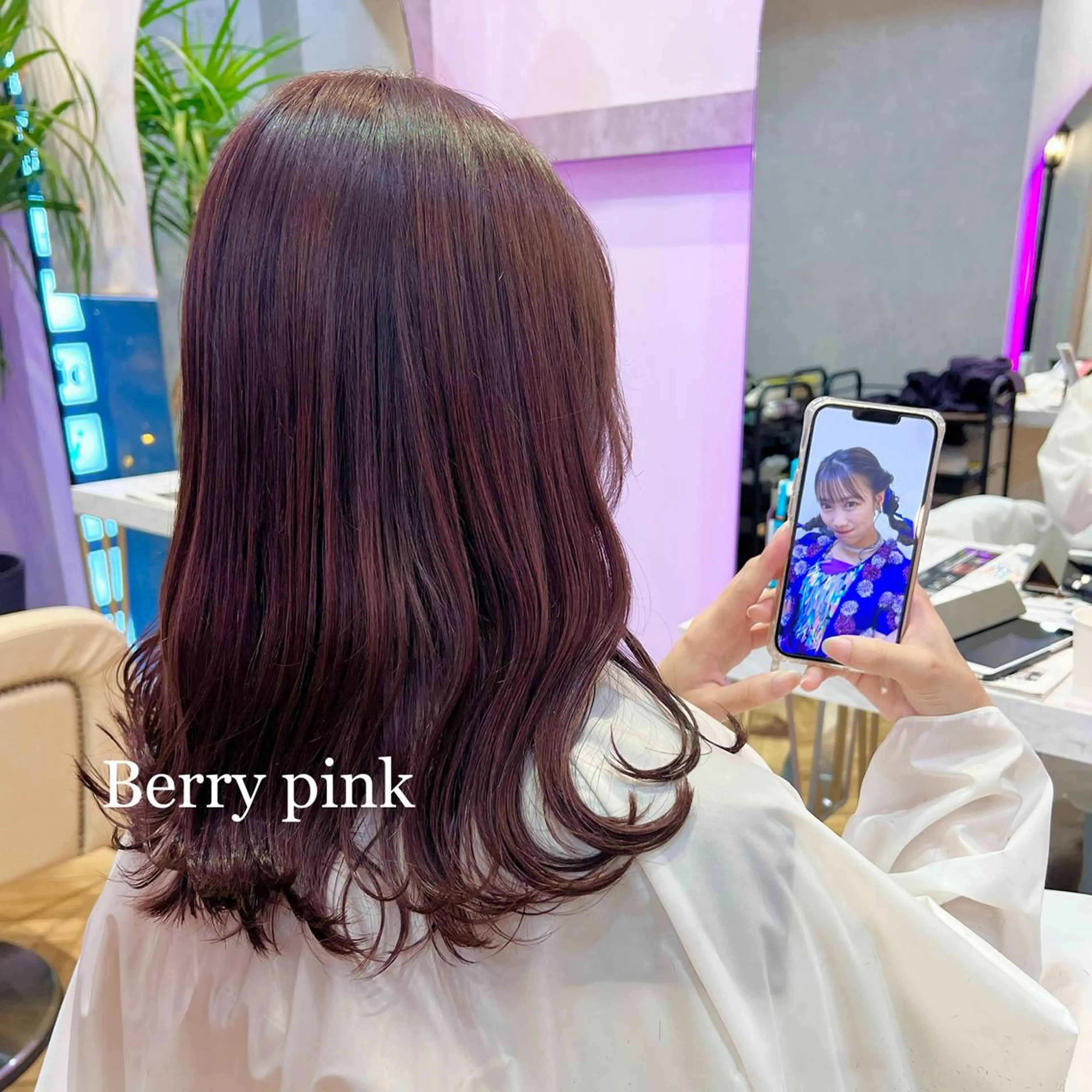 ロング フレンチガーリー ヨシンモリ 韓国風ヘア レイヤーカット おくれ毛 前髪/ 顔周り/とばみかのヘアスタイル