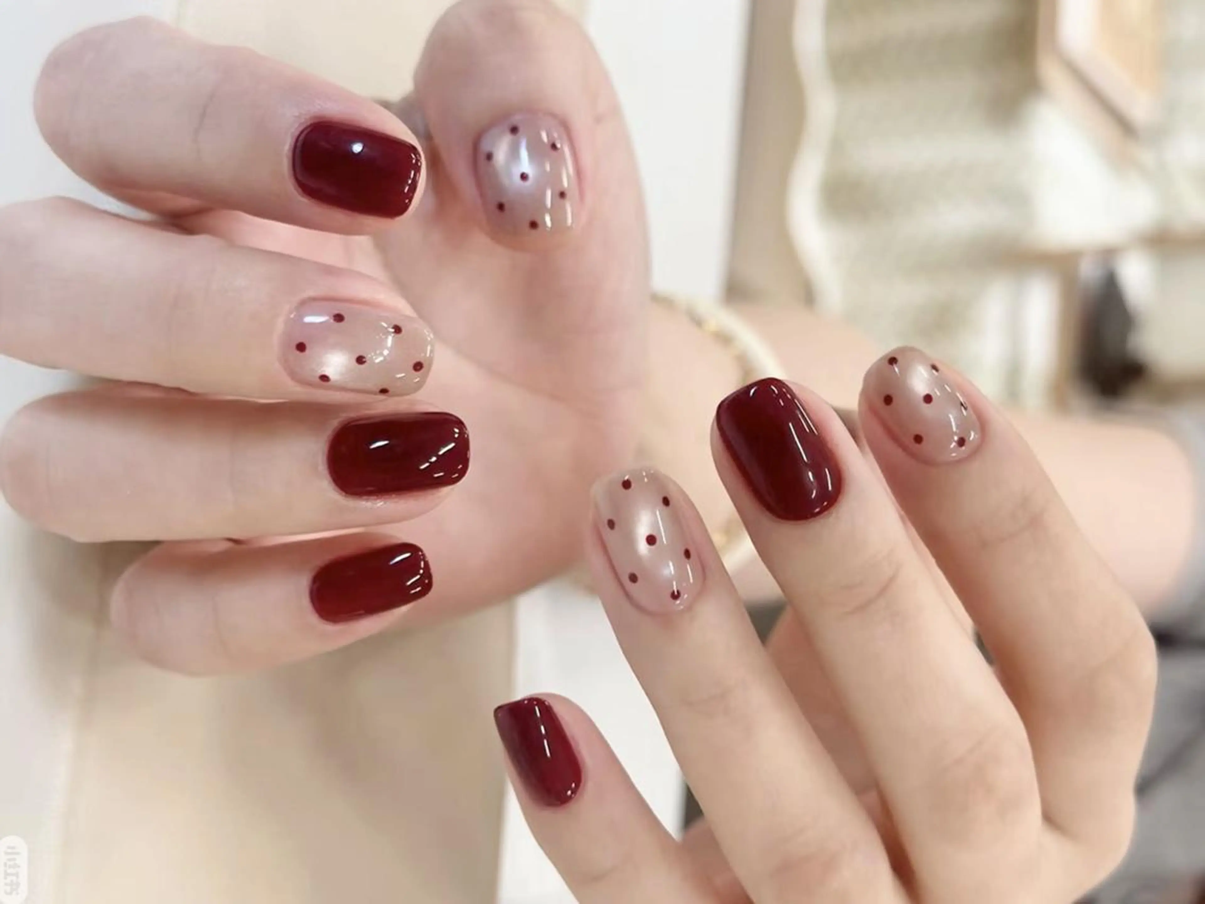 メンズ ネイル メンズ韓国風 オーロラネイル チークネイル 長さ出し フットネイル Candy nailのネイルデザイン