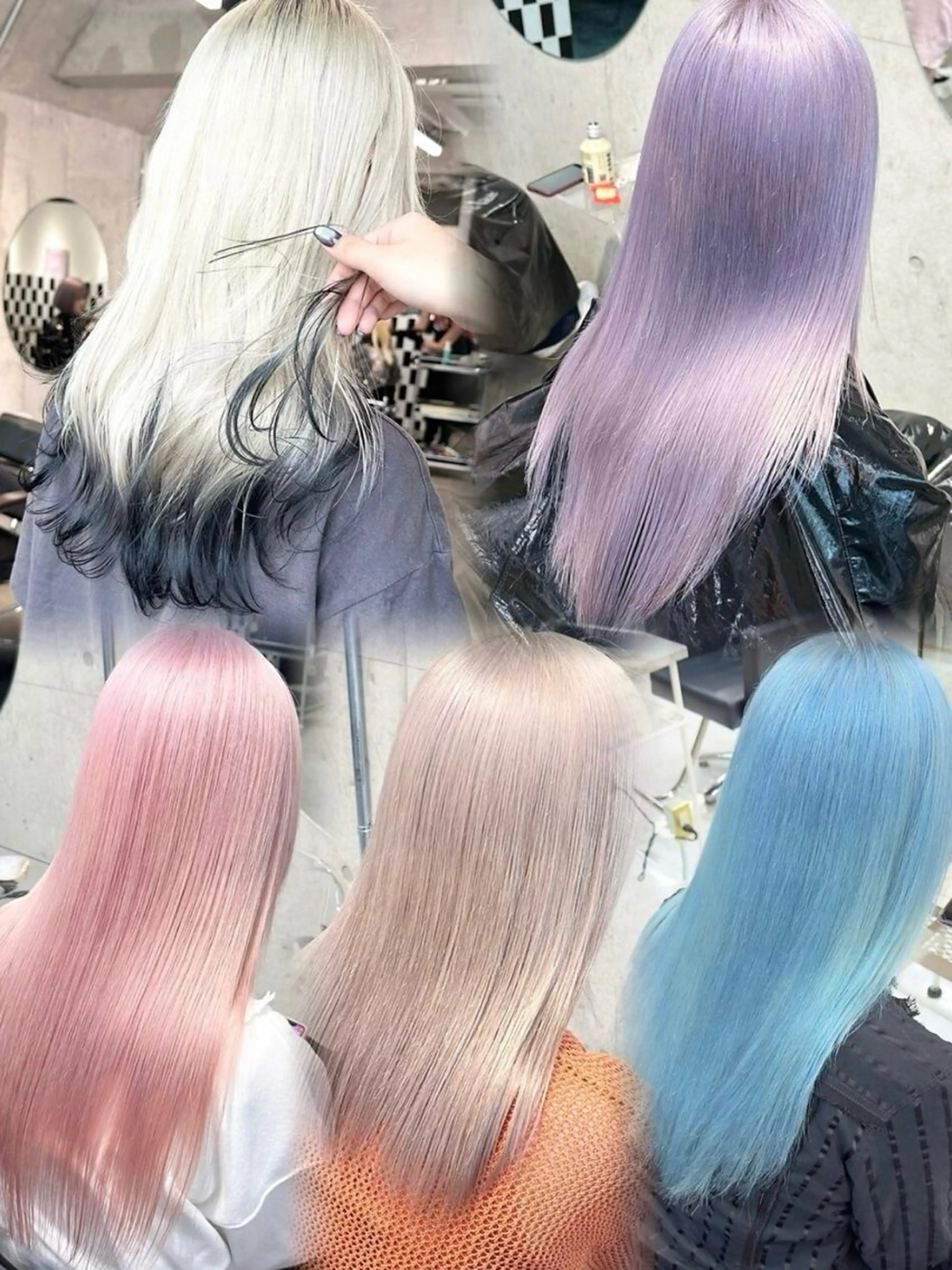 【💖初ブリーチでハイトーンにはこれ‼︎💖】ケアブリーチ×2回➕カラー➕ケラチントリートメントの写真