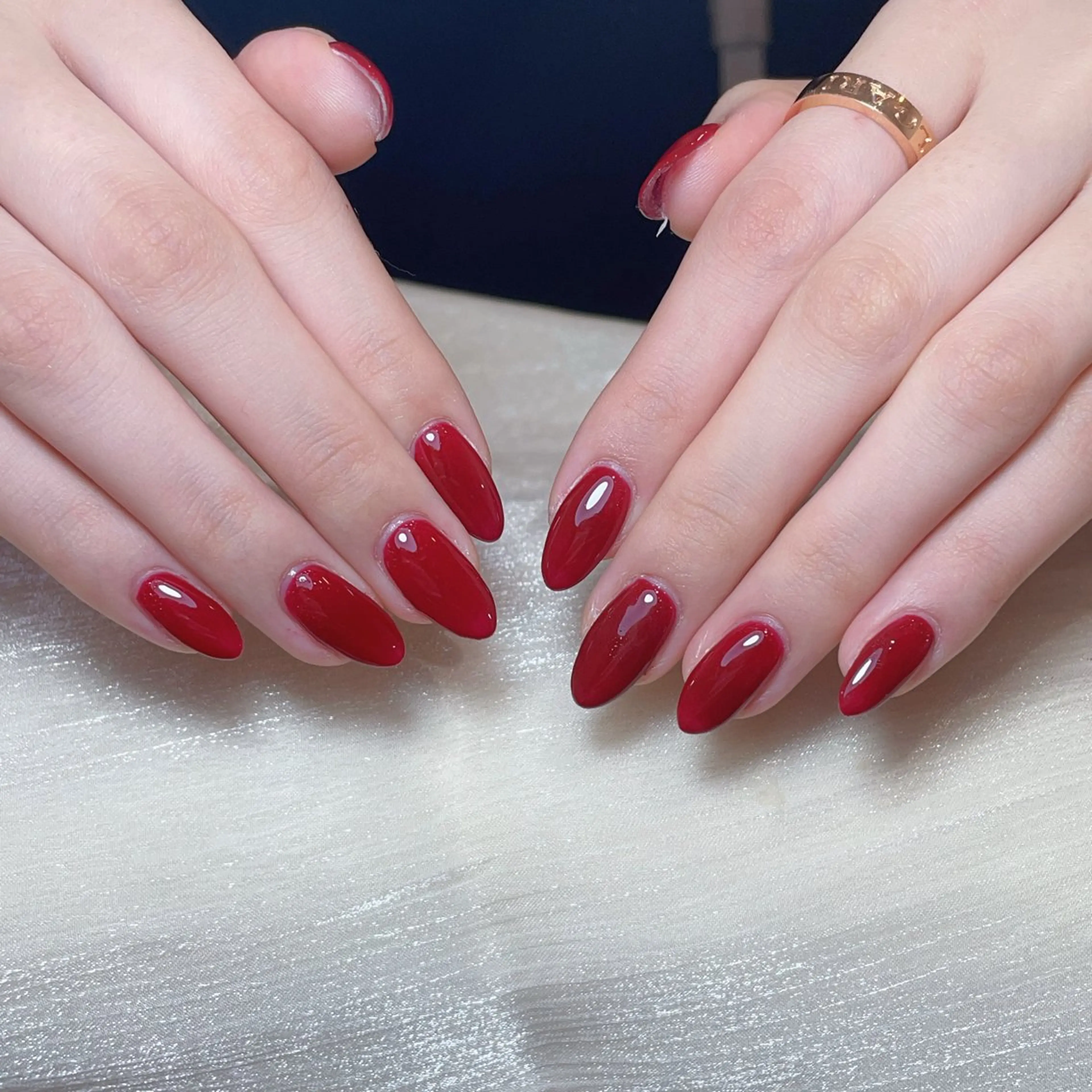 ネイル アートネイル オーロラネイル ガーリー キラキラネイル 韓国ネイル ハンドネイル hijiri 💅のネイルデザイン