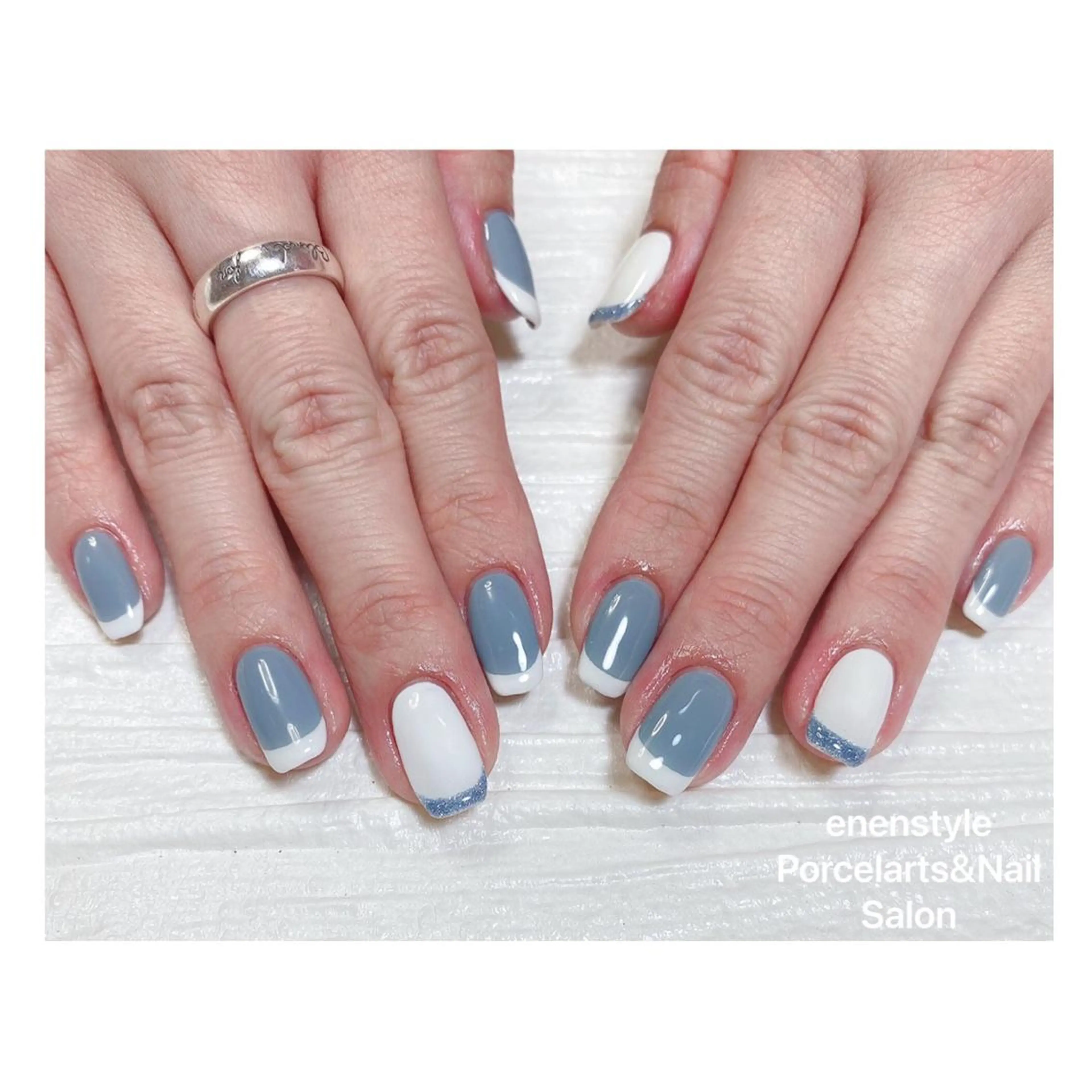 ミディアム ネイル ハンドネイル 👑enen style👑のネイルデザイン