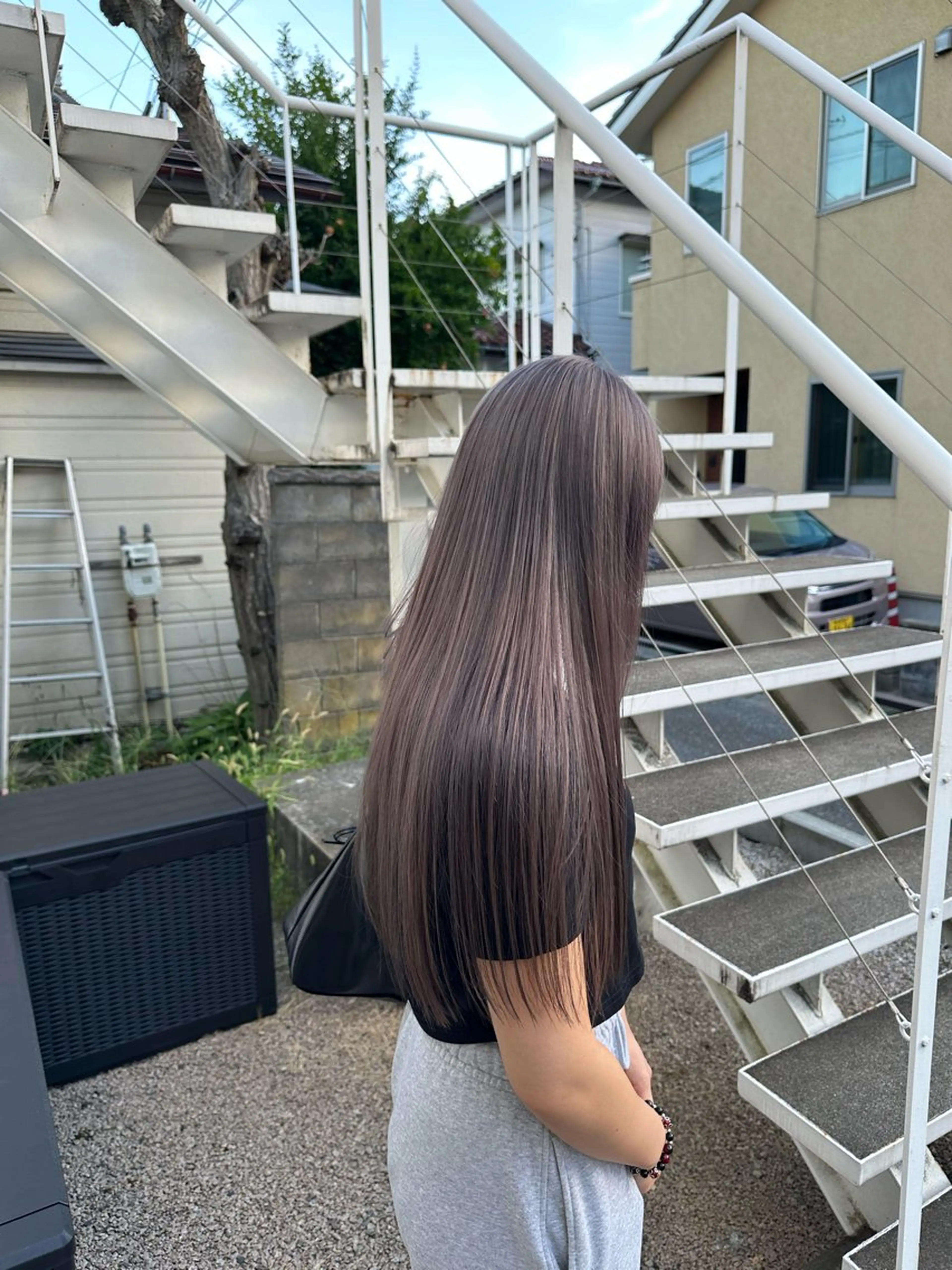 ロング ヘアカラー ブリーチ屋さん/ブリ ーチ矯正🫧あずみのヘアスタイル