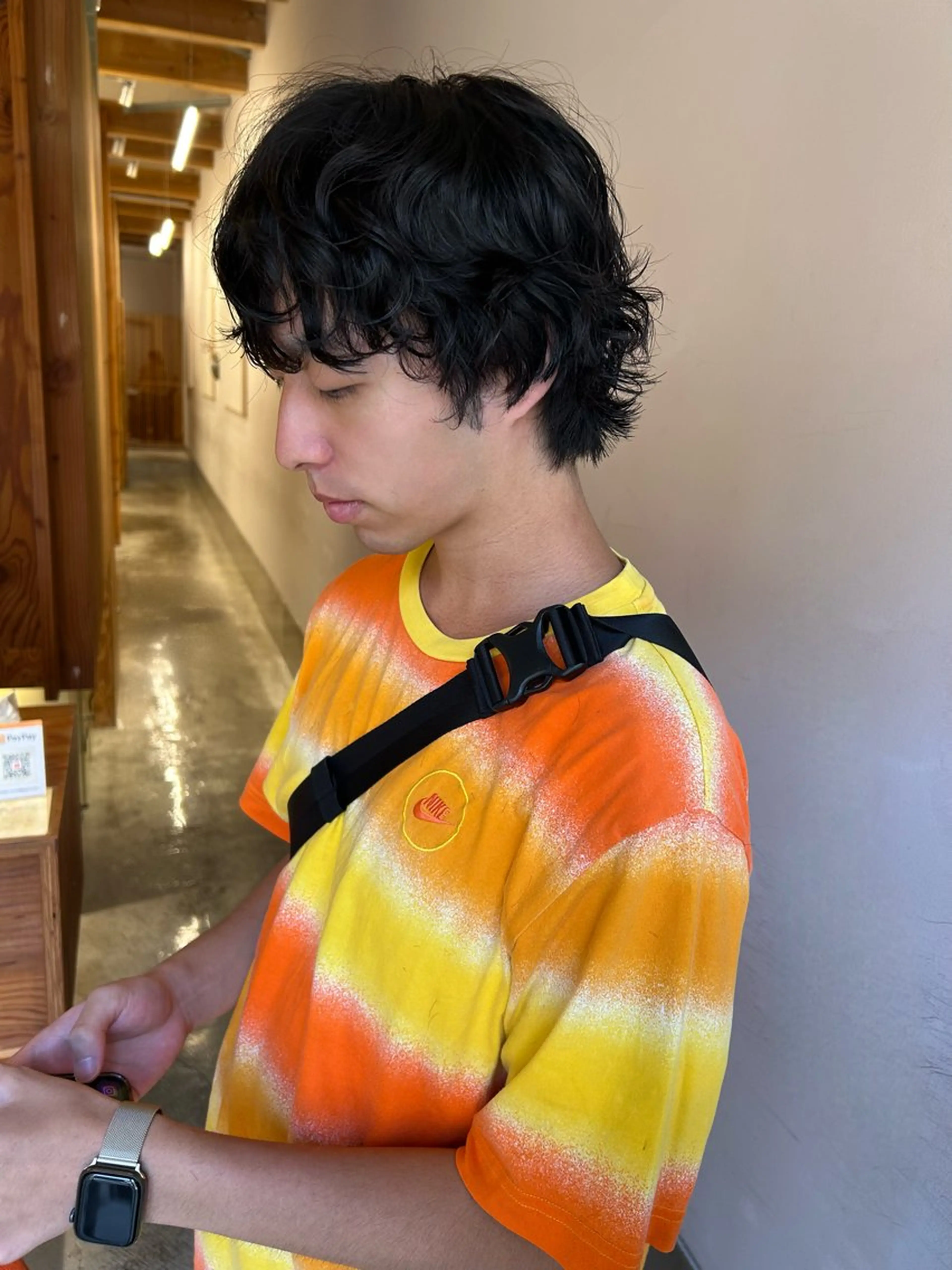 パーマ メンズ 透明感カラー/レイヤ ー🌙Honokaのヘアスタイル