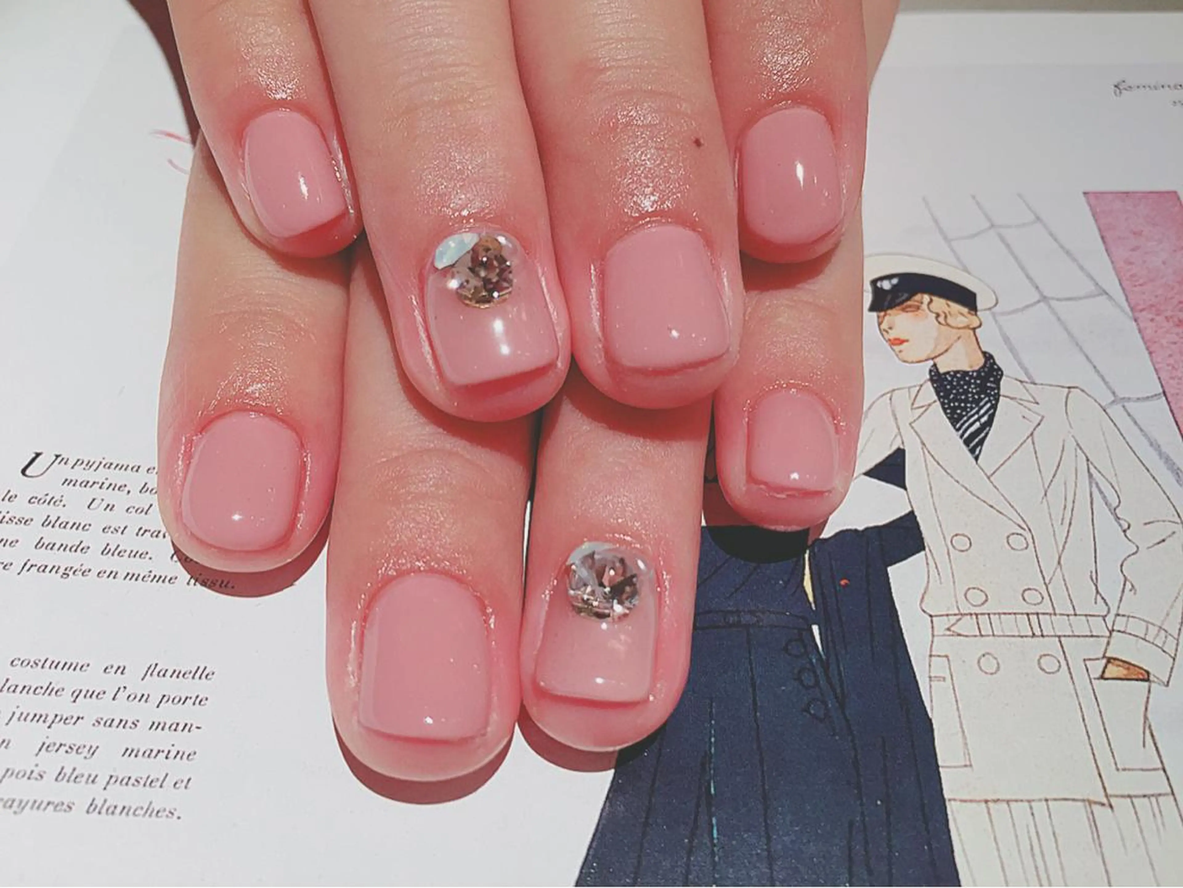 ネイル ワンカラーネイル RigHair所属・RigHair MIZUHOのネイルデザイン