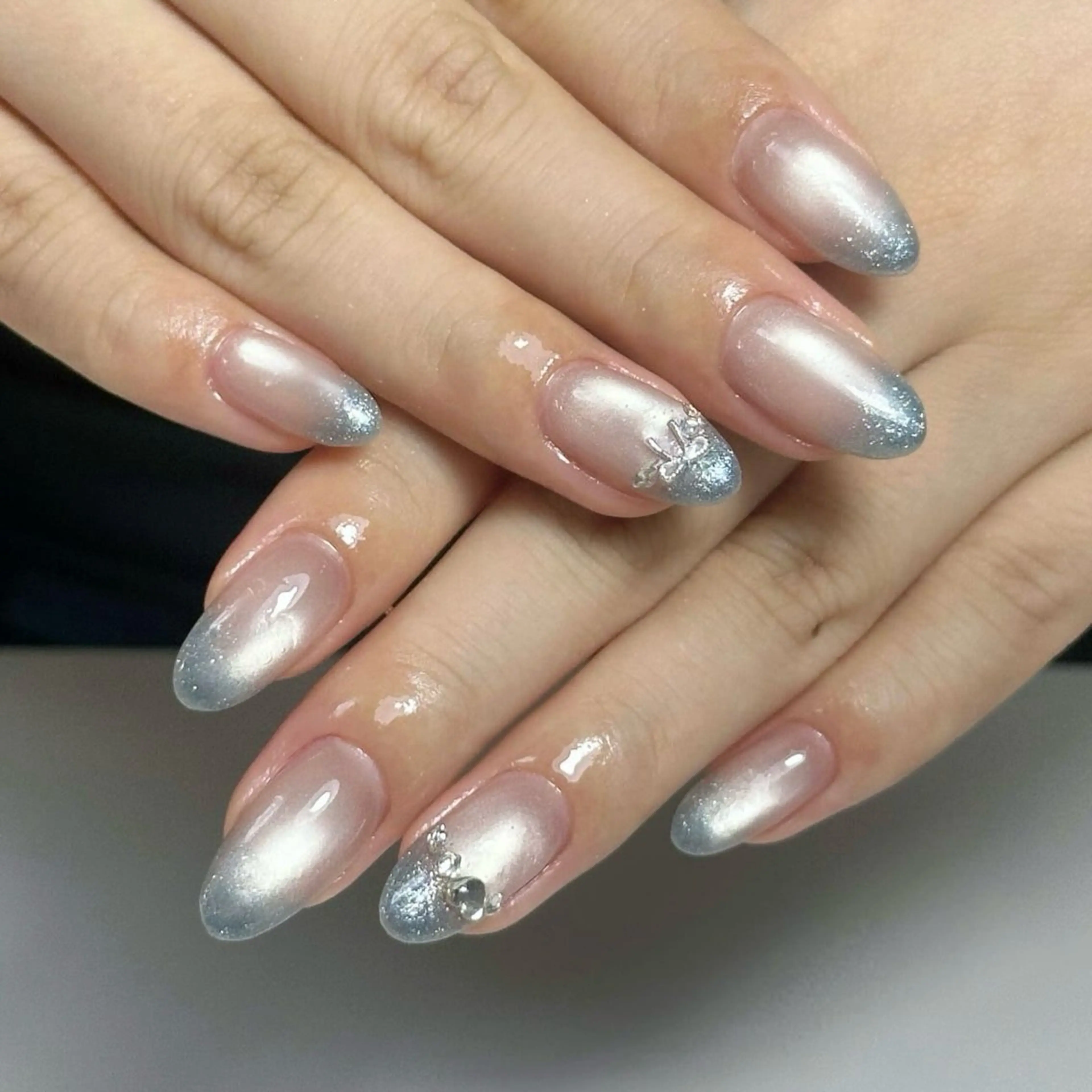 ネイル マグネットネイル ハンドネイル すいか 🍉のネイルデザイン