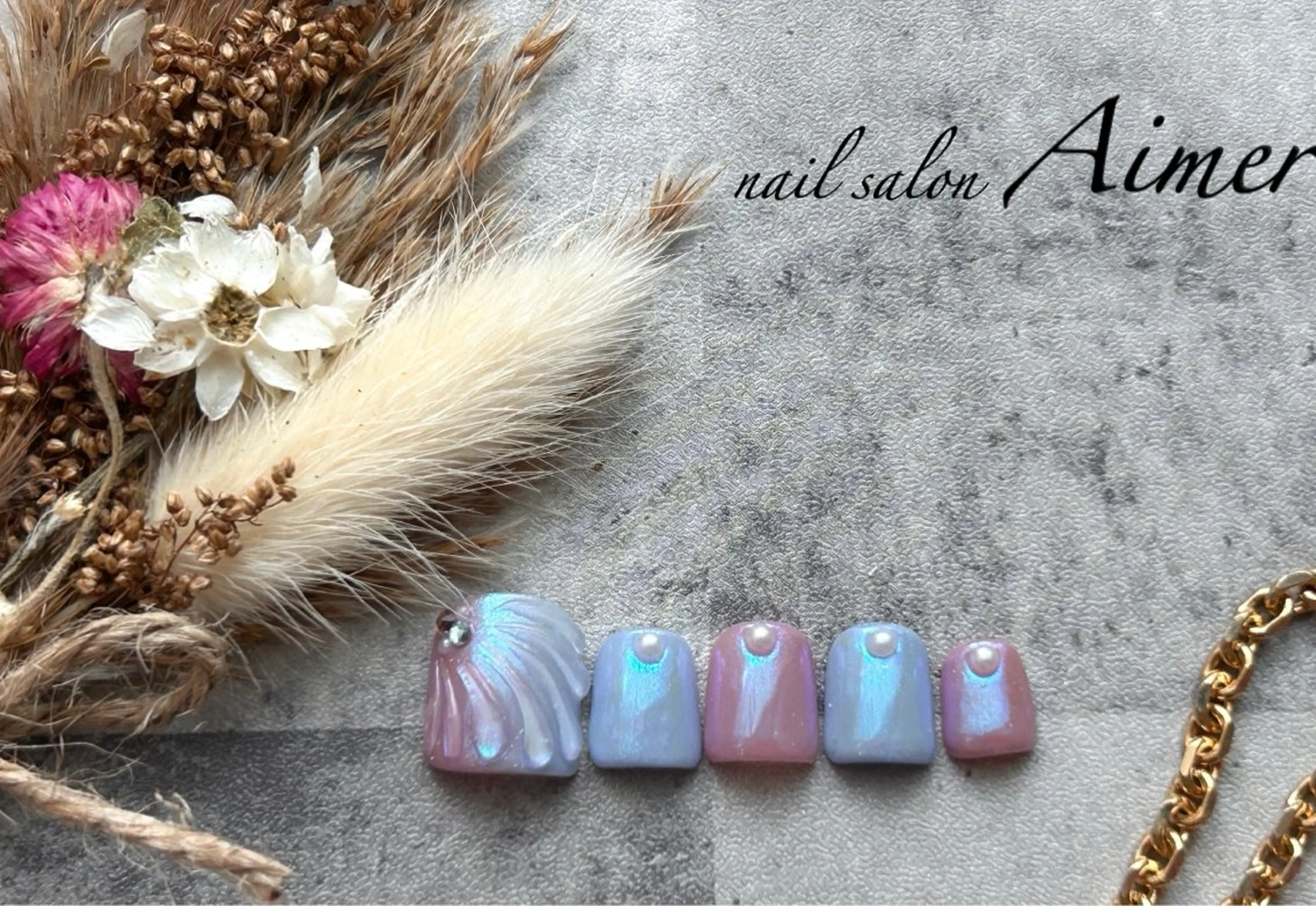 ネイル フットネイル nail salon Aimerのネイルデザイン