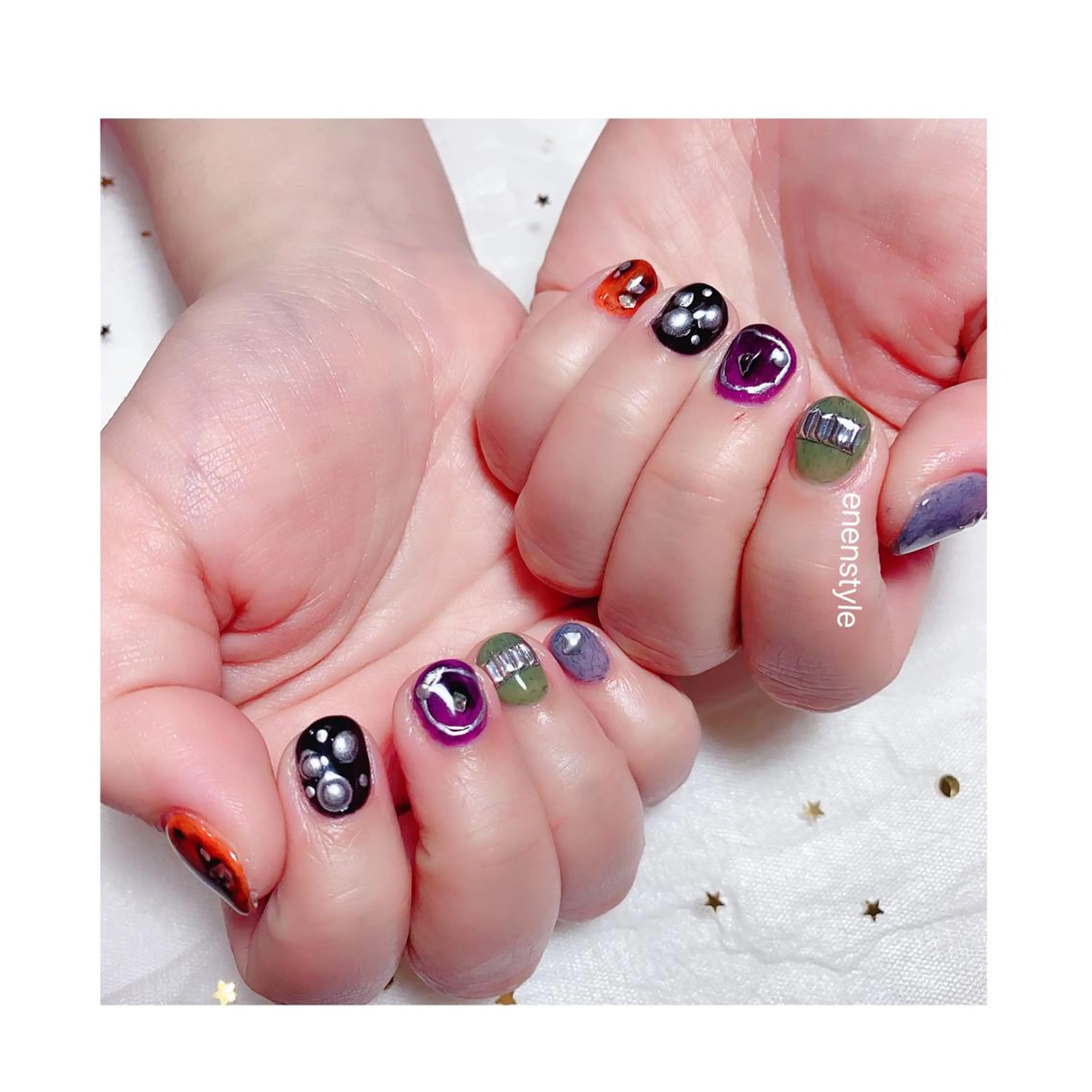 ショート ネイル ジェルネイル ニュアンスネイル オフィスネイル ワンカラーネイル パラジェル ハンドネイル 👑enen style👑のネイルデザイン