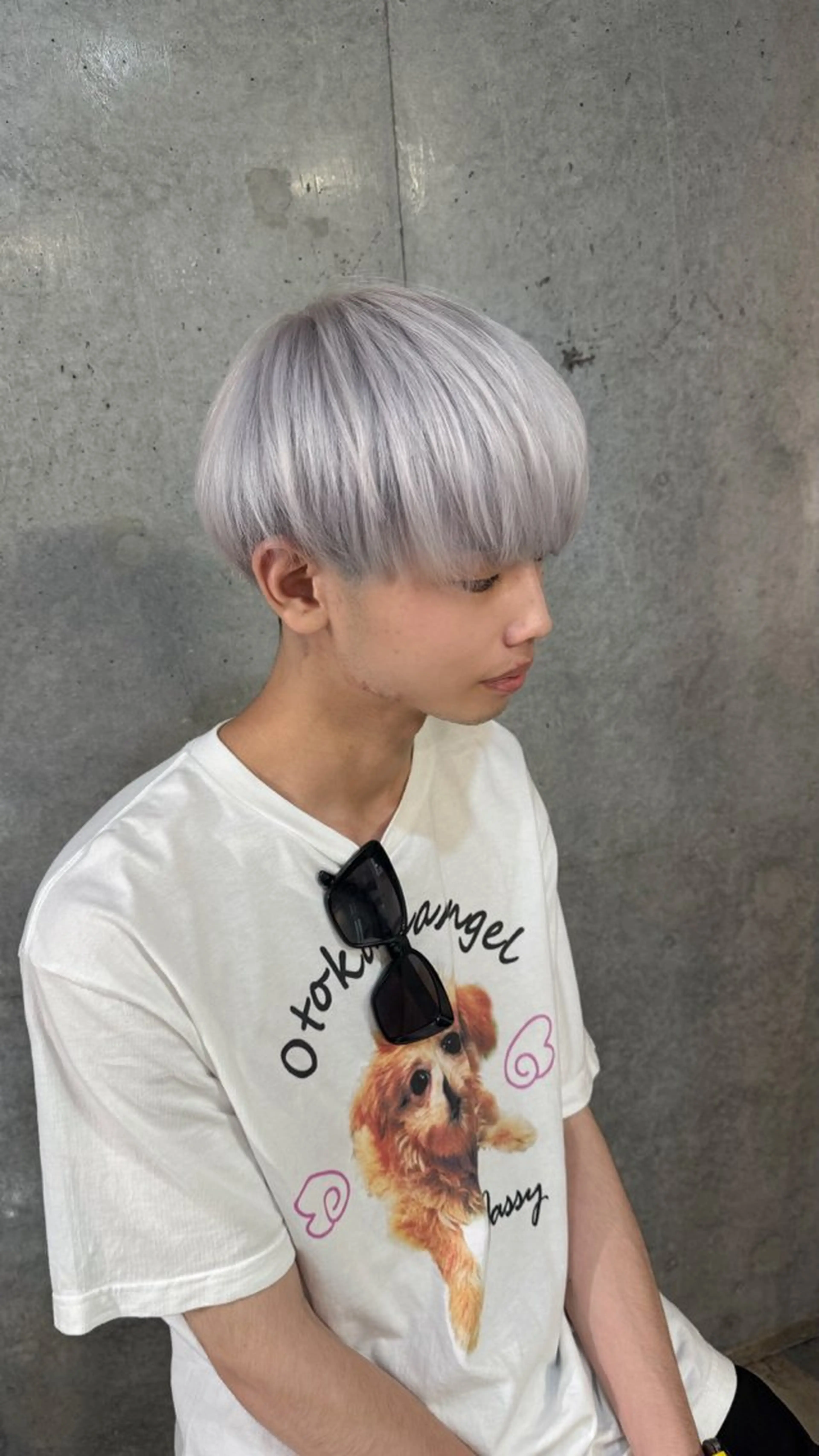 ショート Kaho【mens/ ブリーチ/パーマ】のヘアスタイル