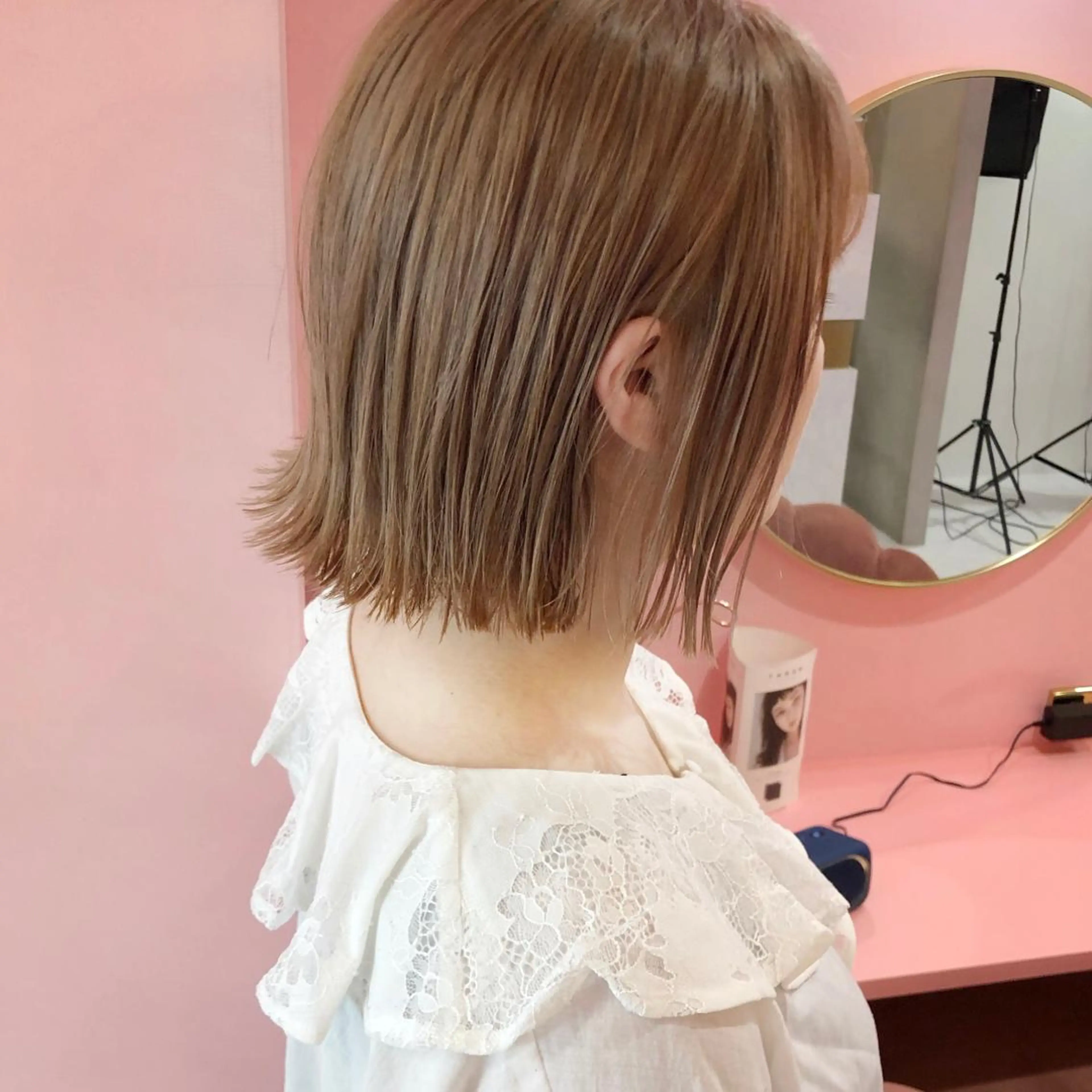 ショート カラー プル艶職人/ にしものヘアスタイル