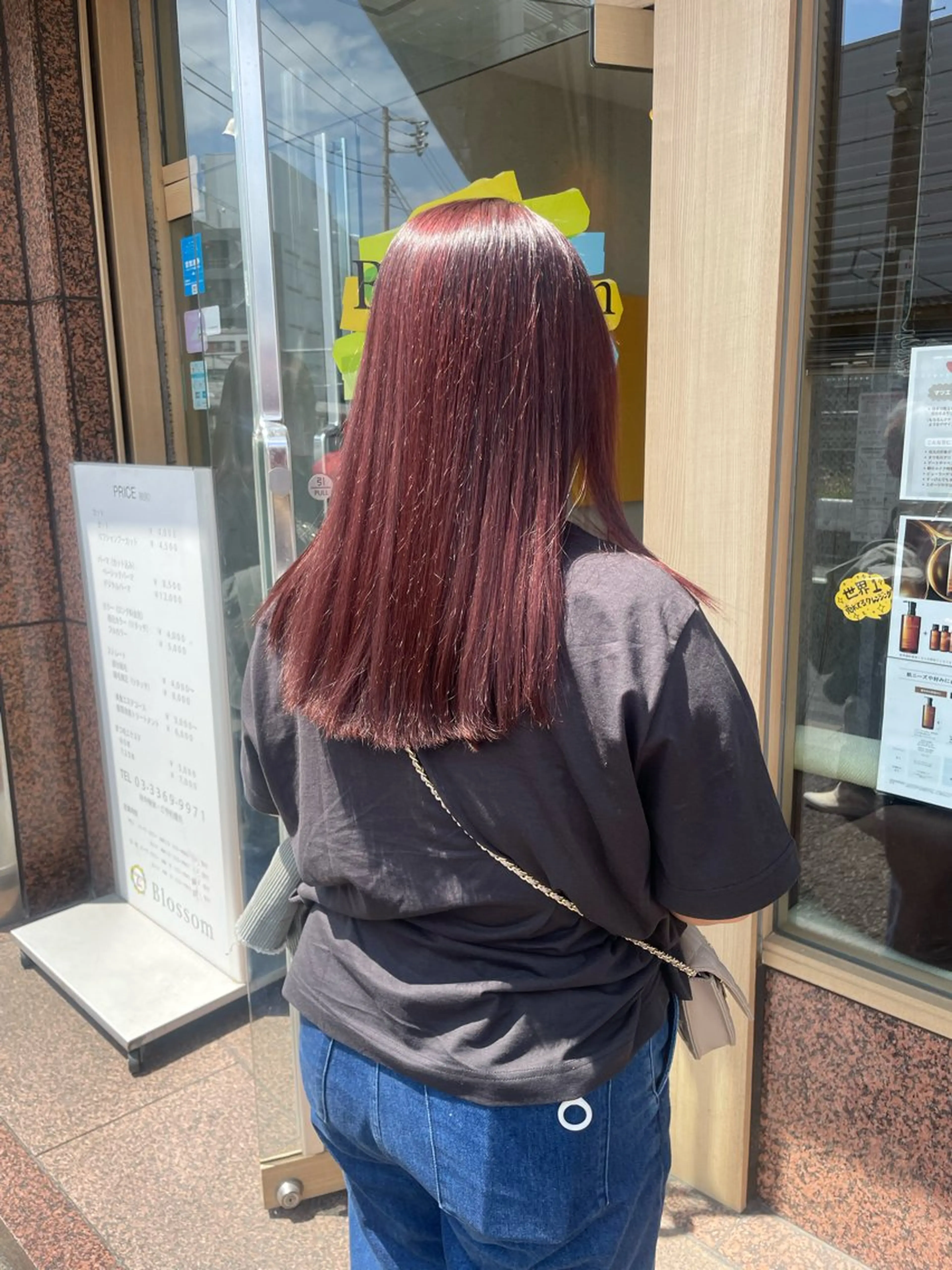 ロング カラー ベージュカラー ピンクカラー ピンクベージュ ヘアカラー トリートメント 髪質改善/Bloss om🌷高橋沙衣のヘアスタイル