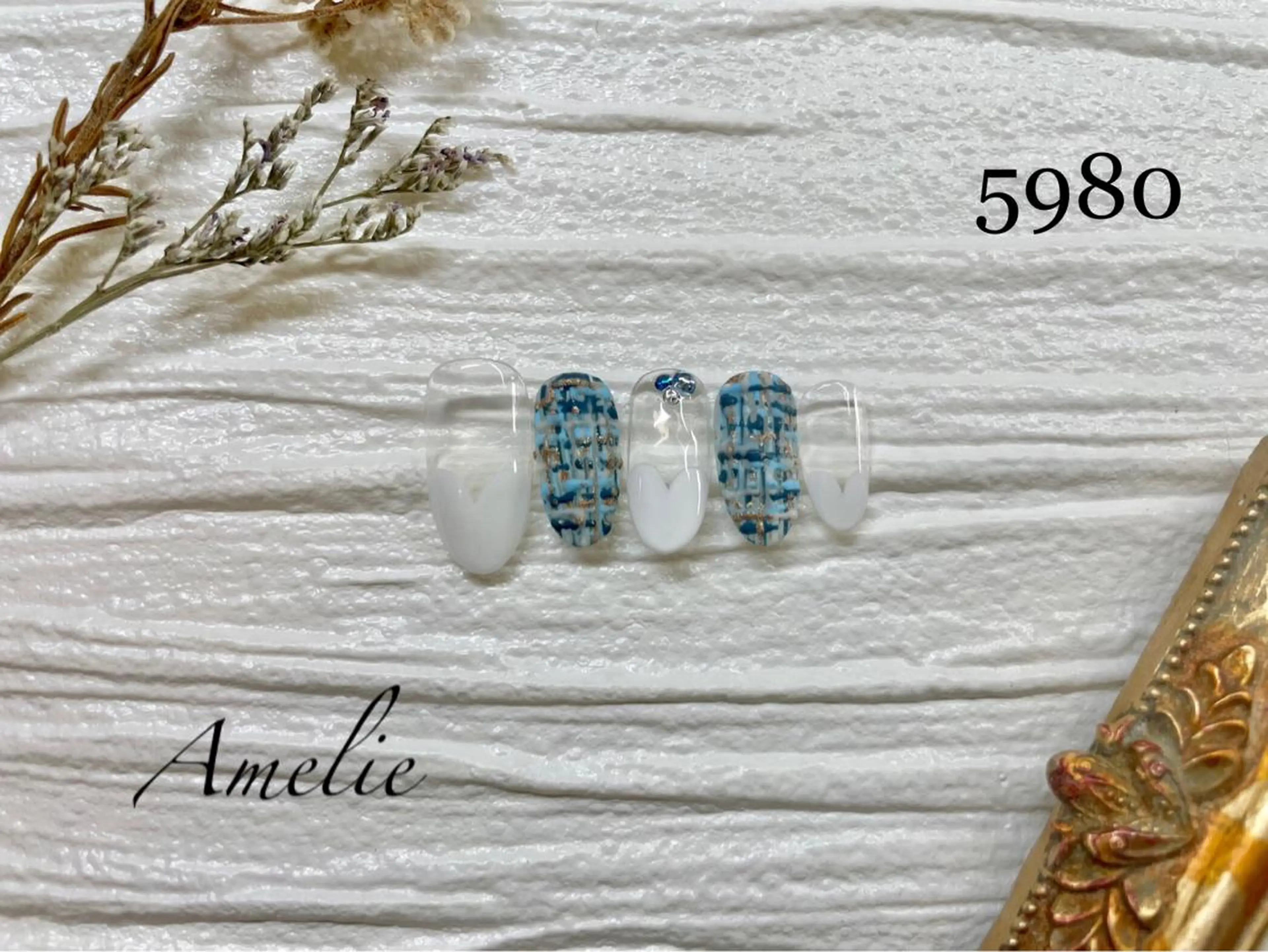 ネイル ハンドネイル いちじゅう あおいのネイルデザイン