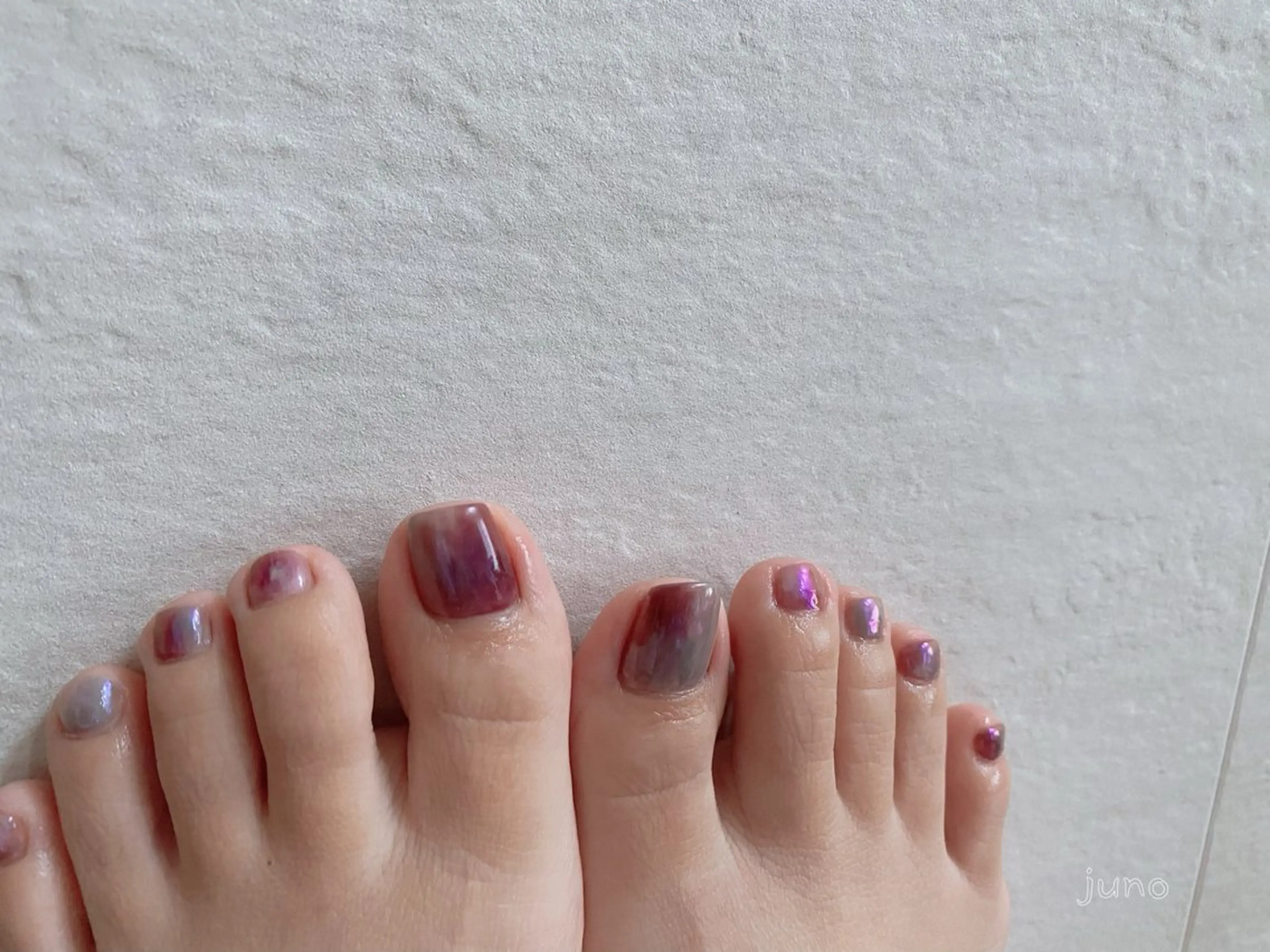 ネイル フットネイル ニュアンスネイル フットネイル nail salon JUNO(ジュノ)のネイルデザイン