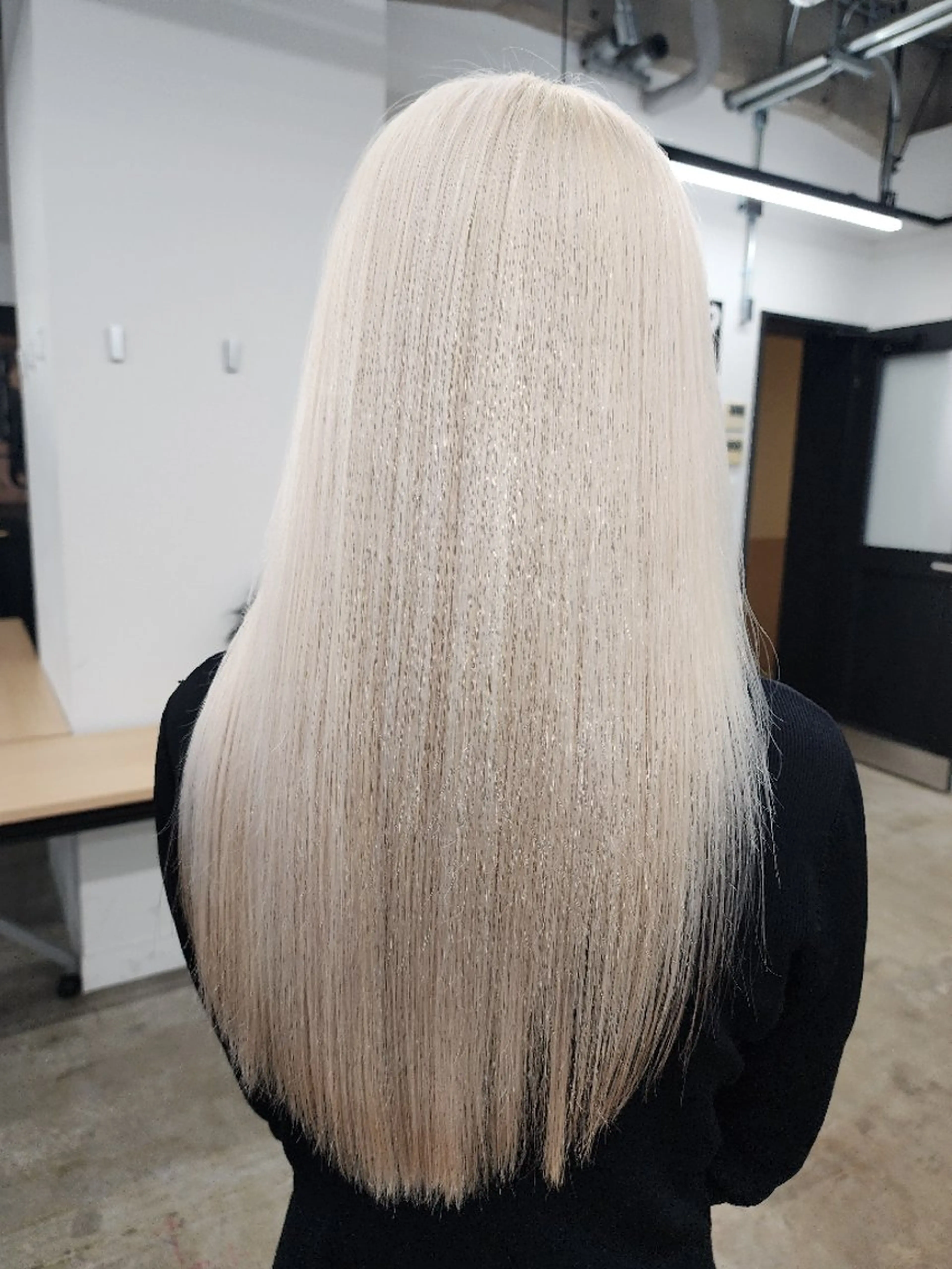 ロング ハイトーン/ブリーチ /デザインカラーのヘアスタイル